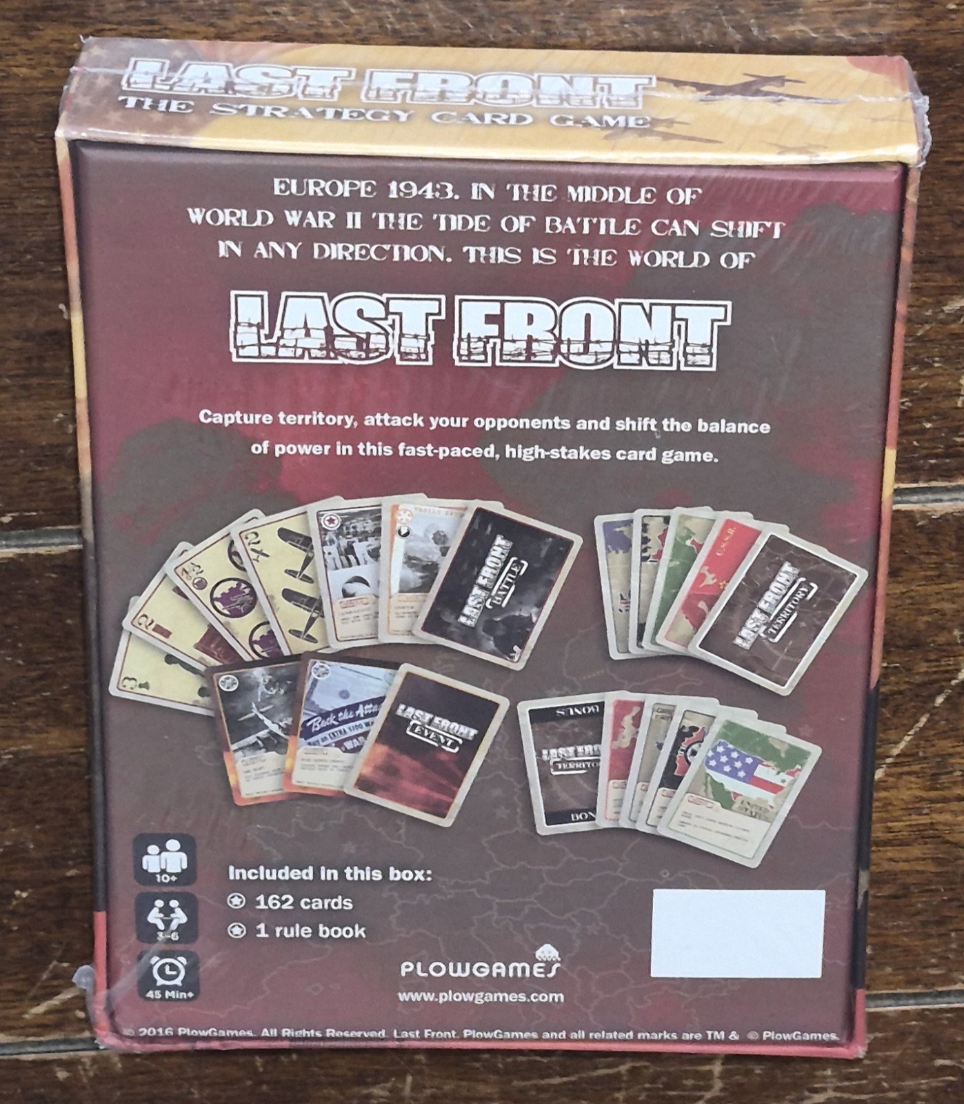 LAST FRONT (2016) The Strategy Card Game (3-6 Players, 10+, PlowGames)