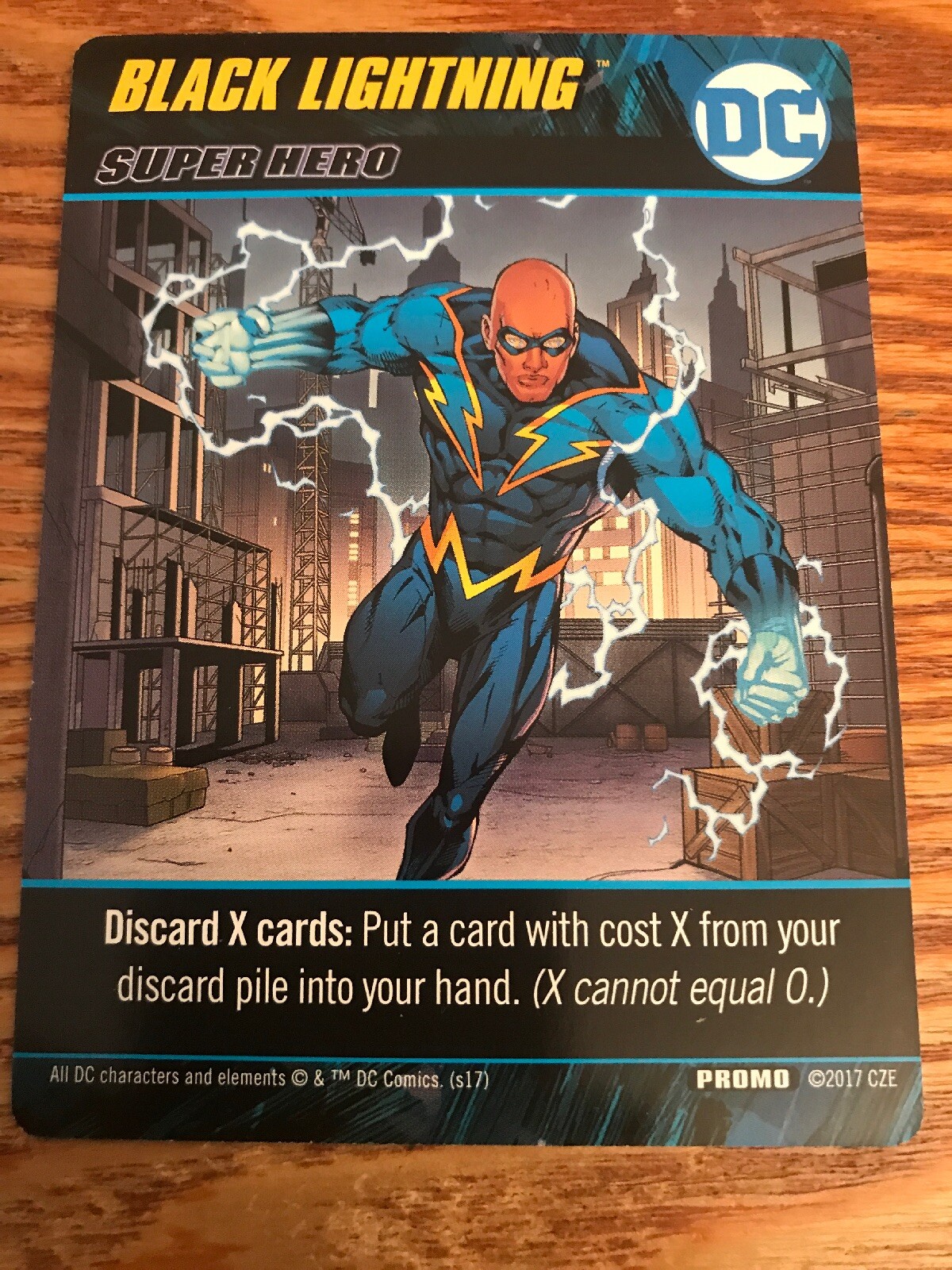 DC Comics Deck-Building Game Promo Card Black Lightning