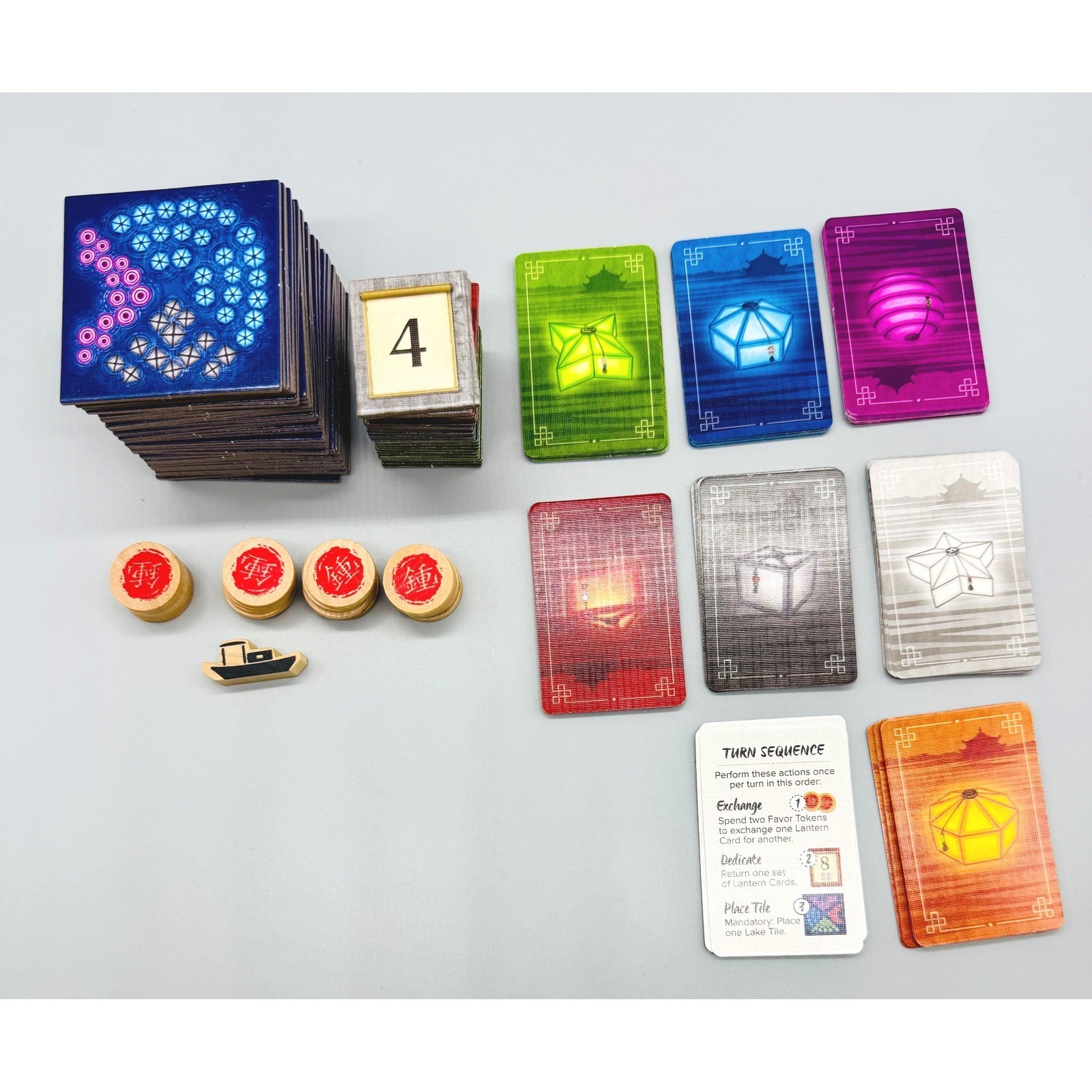 Foxtrot Games Lanterns The Harvest Festival Board Game Strategy Tile Placement