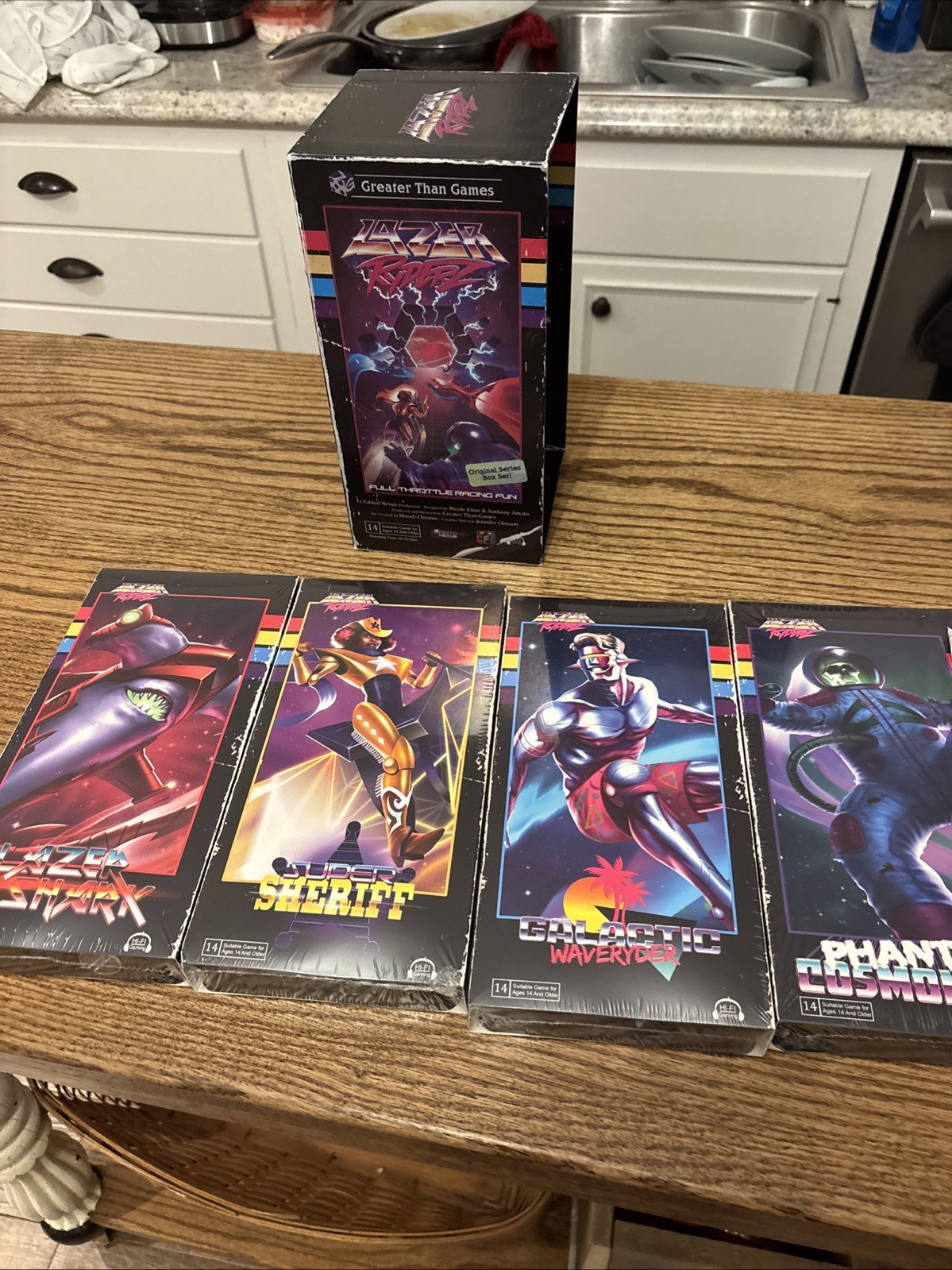 Lazer Ryderz Board Game Original Series Box Set Games Are Sealed The Box Is Not
