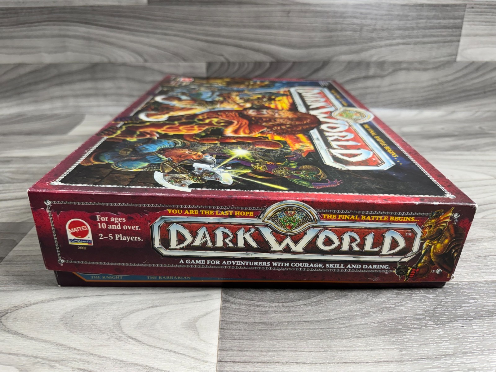 DARK WORLD FANTASY ADVENTURE BOARD GAME 1992 MATTEL INCOMPLETE AS IS