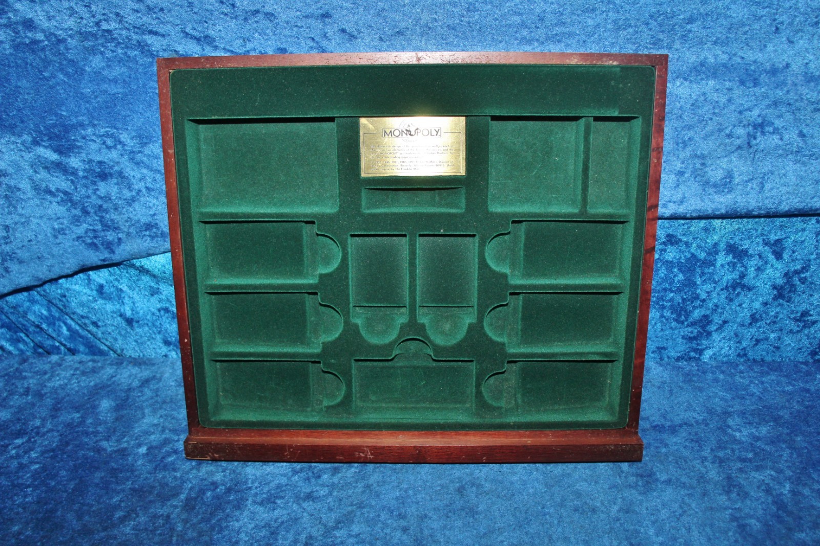 Monopoly Collector’s Edition 1991 Franklin Mint Wooden Luxury Board Game