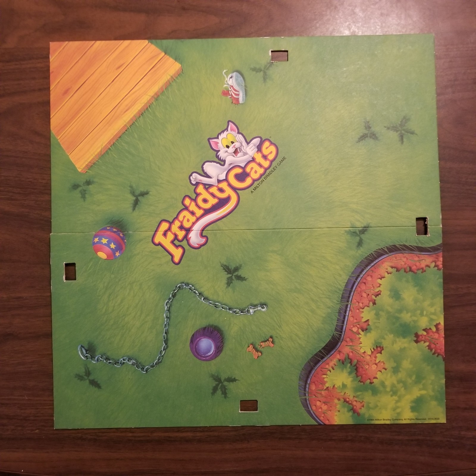 Fraidy Cats Board Game Complete Vintage 1994 Dog Works Cardboard Has Some Wear