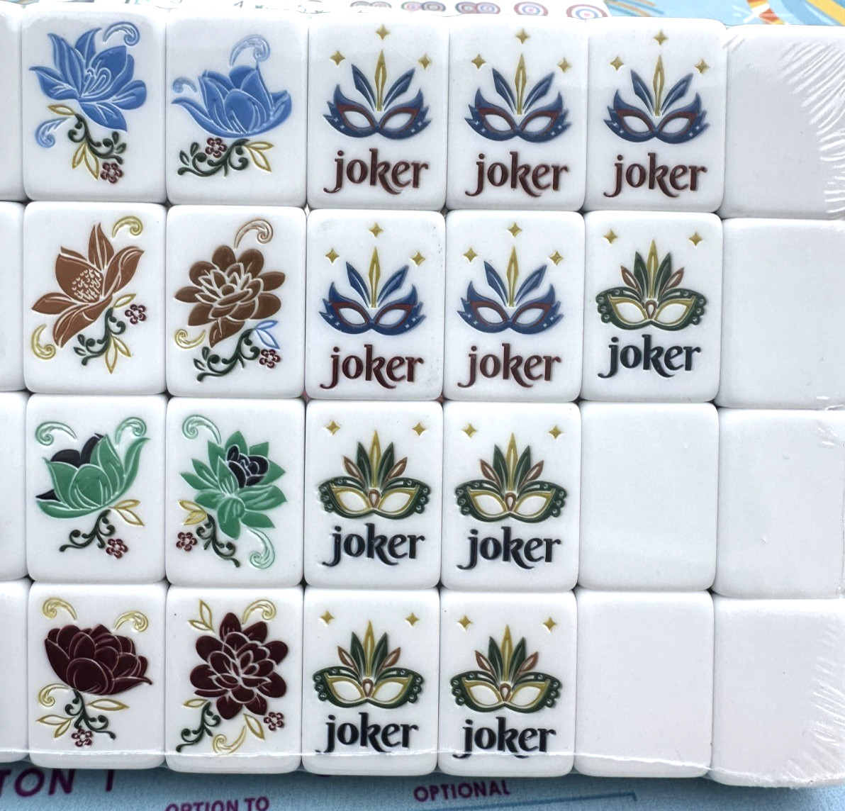 SIERRA 4 Layer Acrylic Mahjong Tiles Full American Set 160 Tiles US SELLER! NEW!
