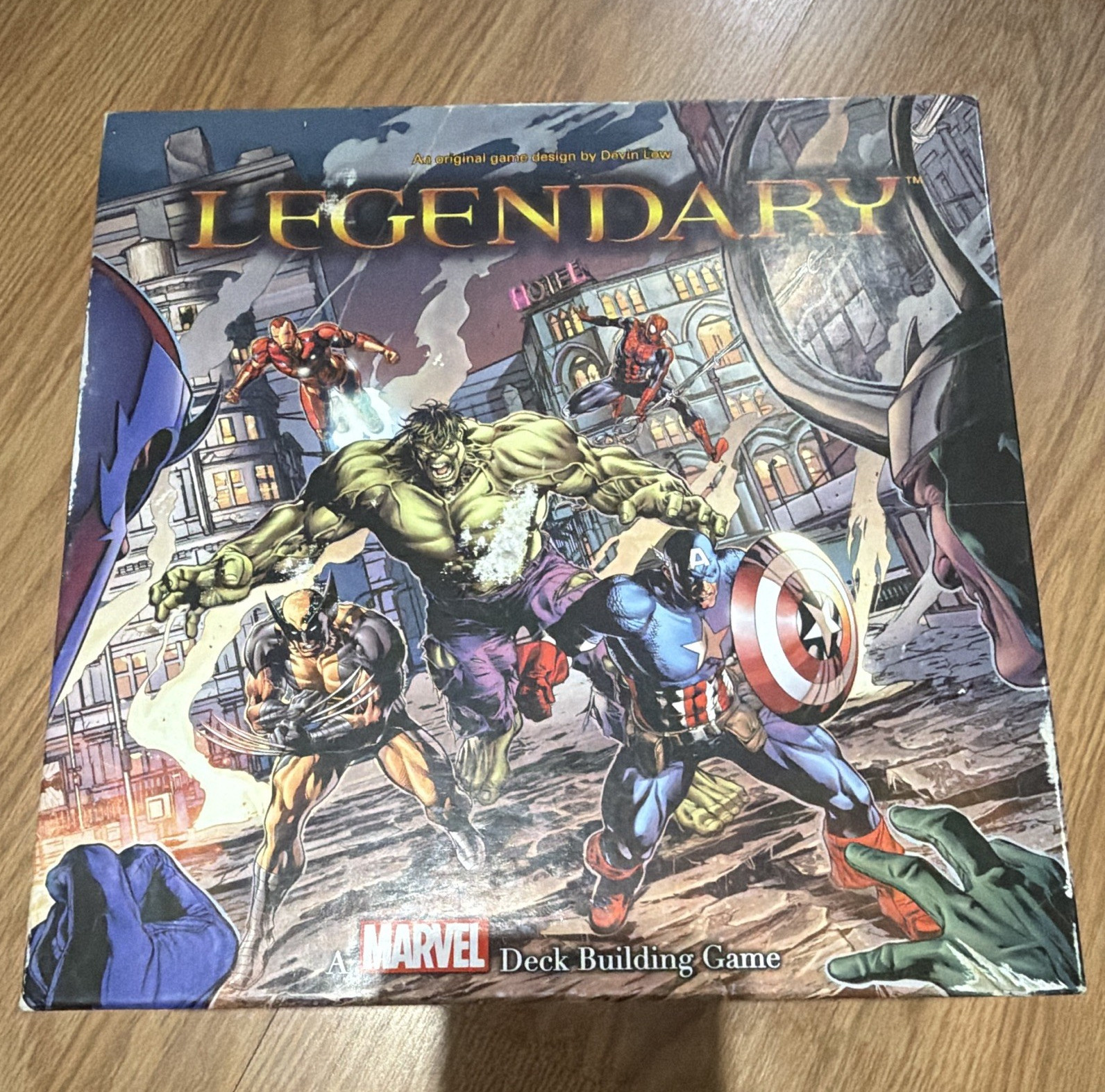 Upper Deck Legendary: A Marvel Deck Building Game Complete Game, 1+ Players, 14+