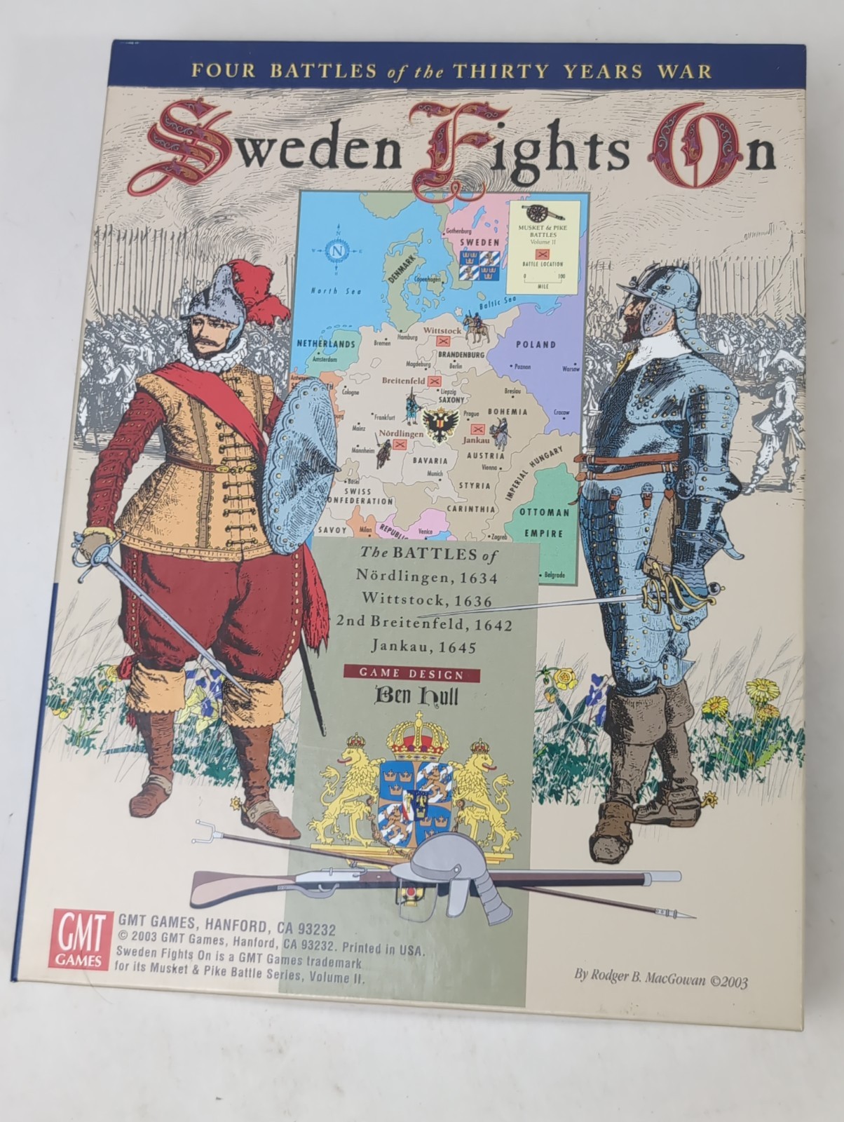 SWEDEN FIGHTS ON Four Battles Of The 30 Years War #0302- GMT – NOS Unpunched