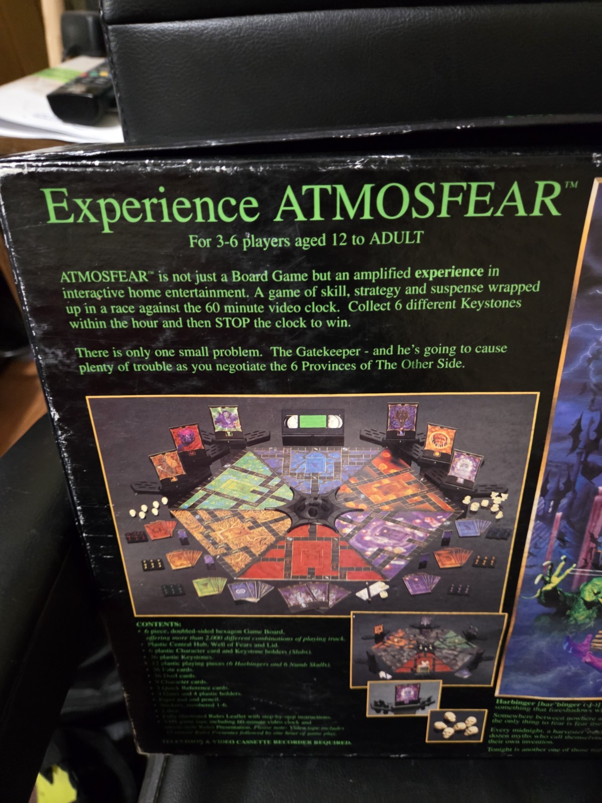 The Harbingers Atmosphere 1995 VHS Video Board Game New Open Box