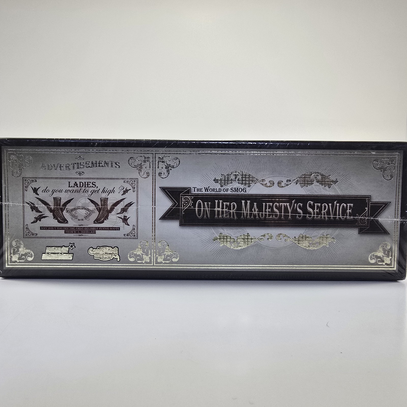 World of Smog On Her Majesty’s Service Steampunk Victorian Board Game NEW