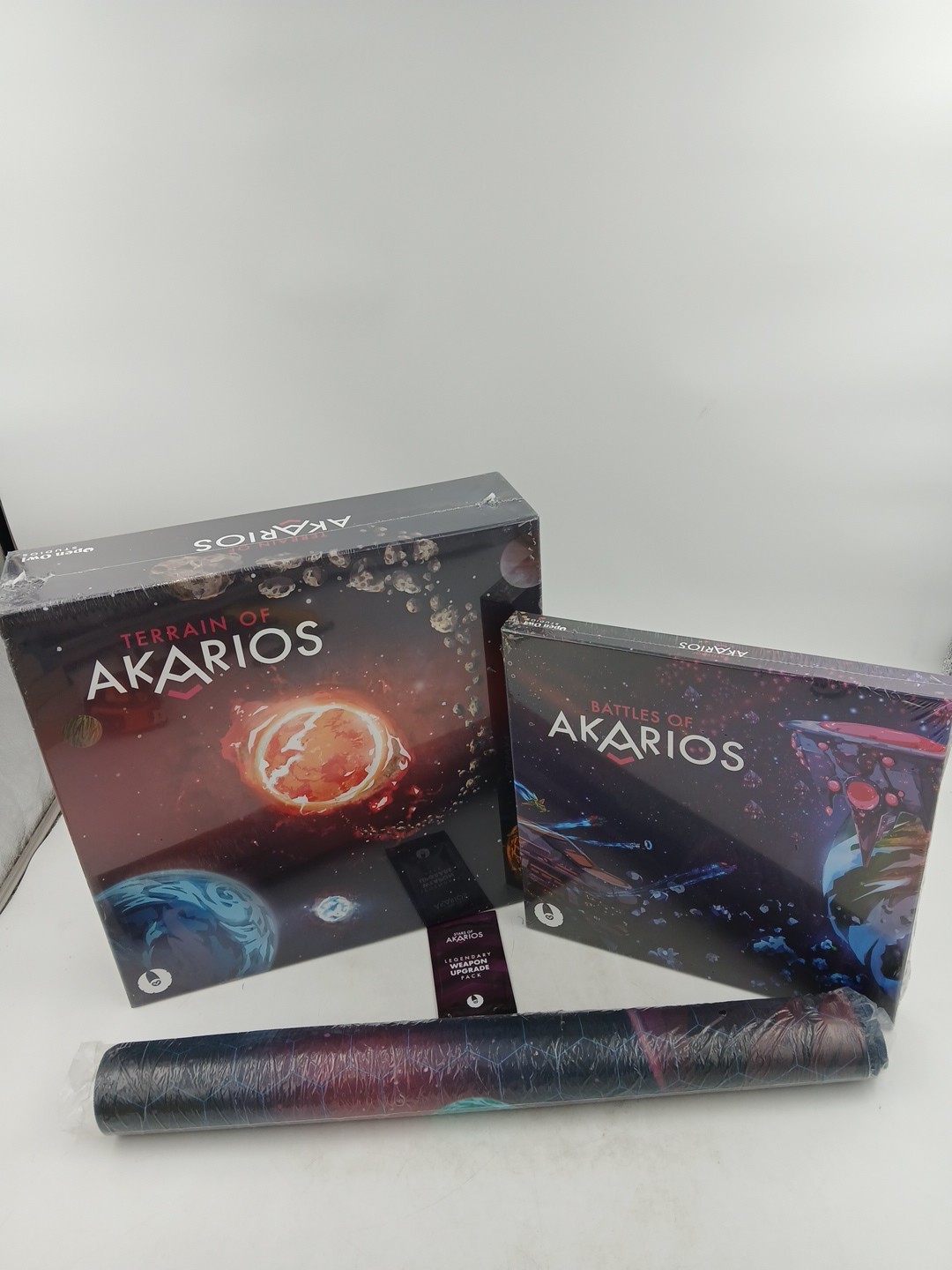 Terrain Of Akarios With Battles of Akarios and Stars of Skarios Weapon and Mat