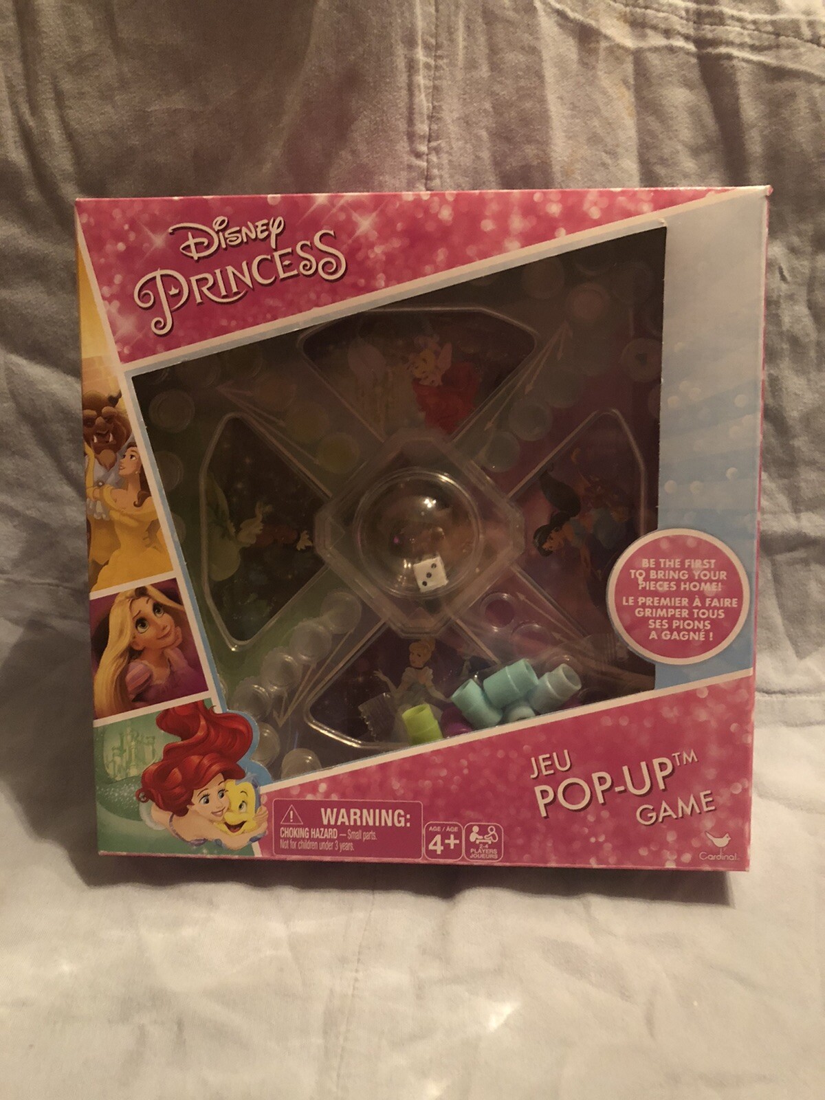 NEW Walt Disney Princess Jeu Pop-up “Trouble” Game Age 4+ for 2-4 Players