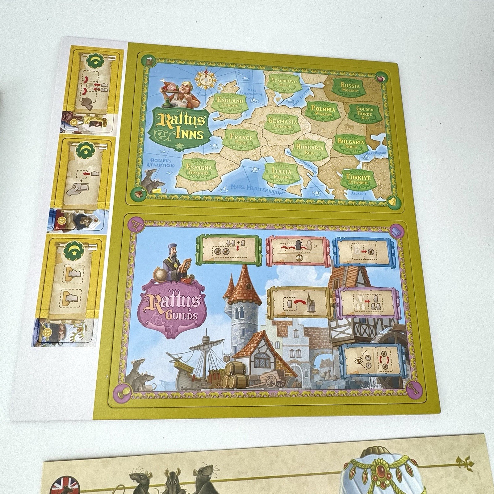 Rattus Big Box Board Game Z-Man Games – Mostly Unpunched/Sealed – 100% Complete