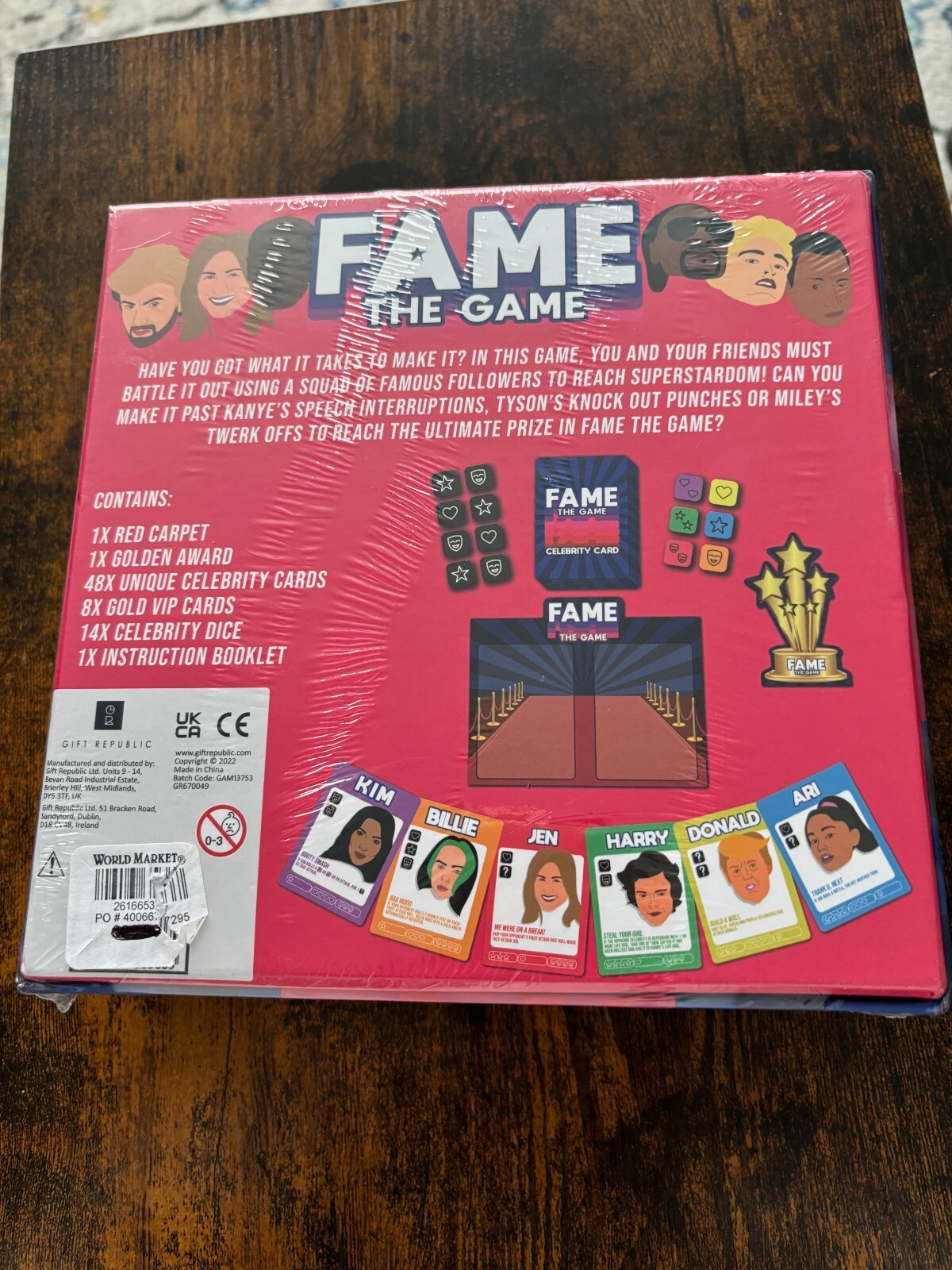 Fame The Game Family game 2-6 Players party BRAND NEW SEALED GAME