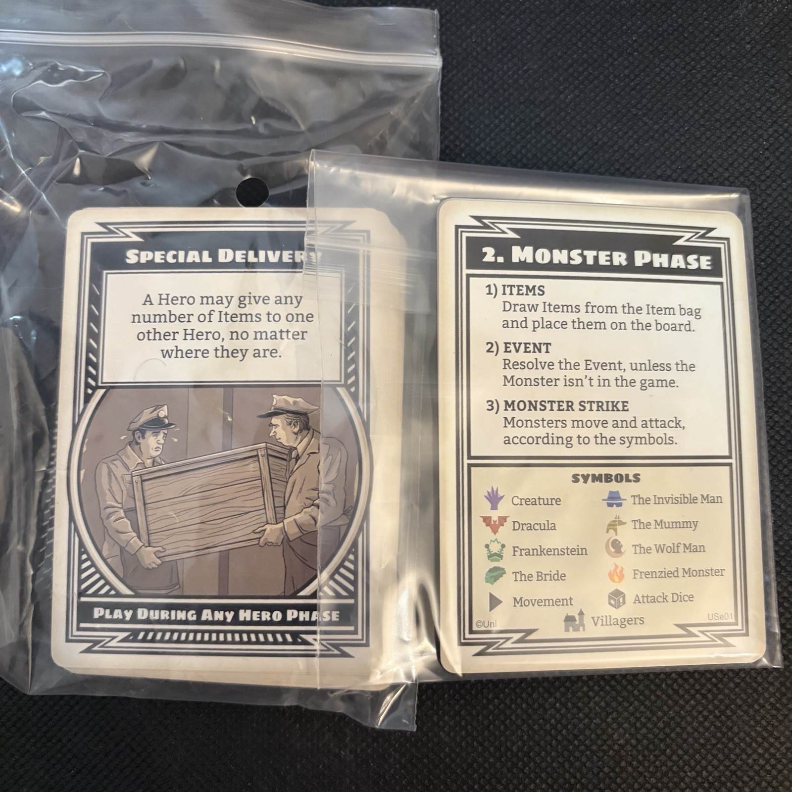 Horrified: Universal Studios Monsters Board Game – Box Tear See Photos