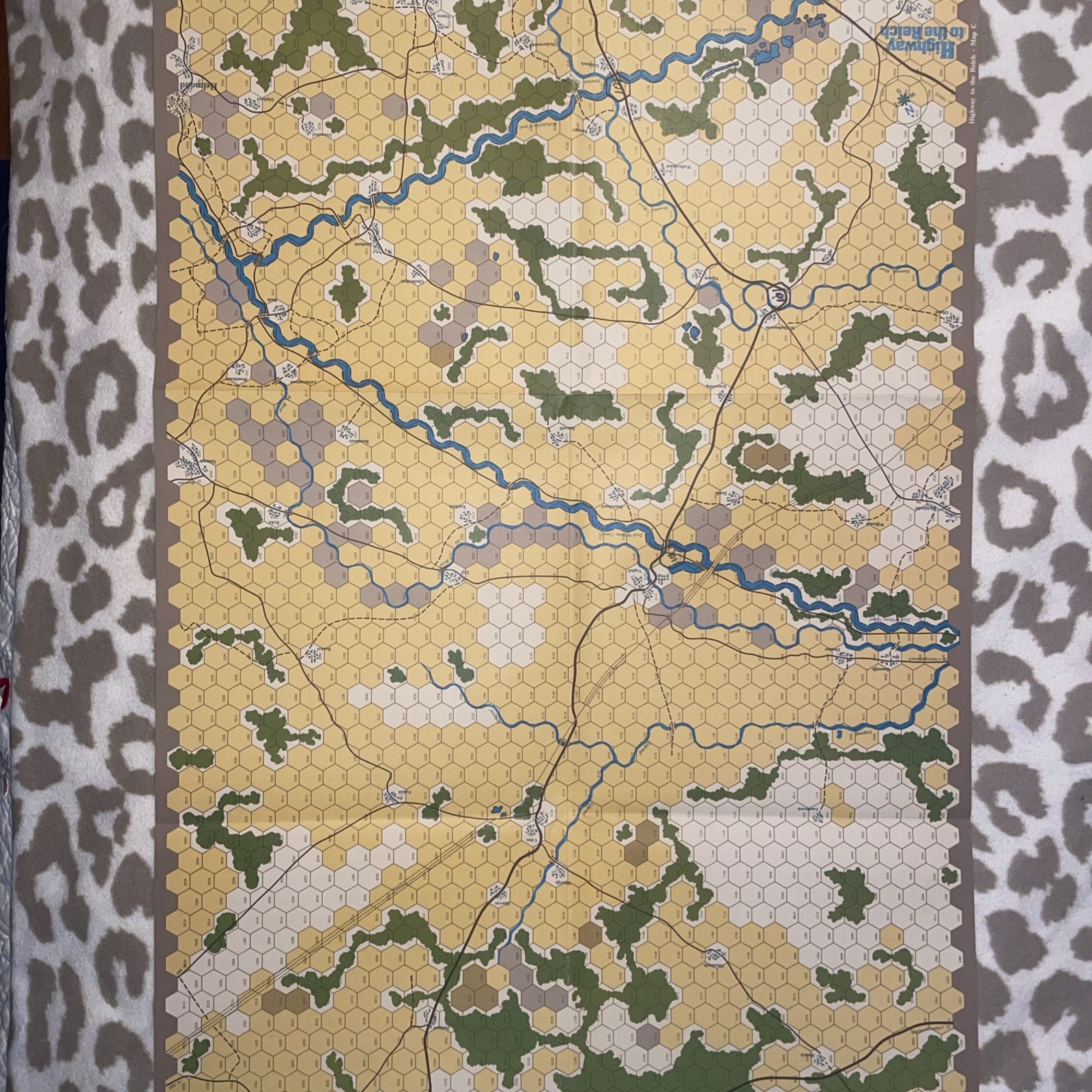 SPI. 1977. Highway to The Reich. Punched. Components In Excellent Condition