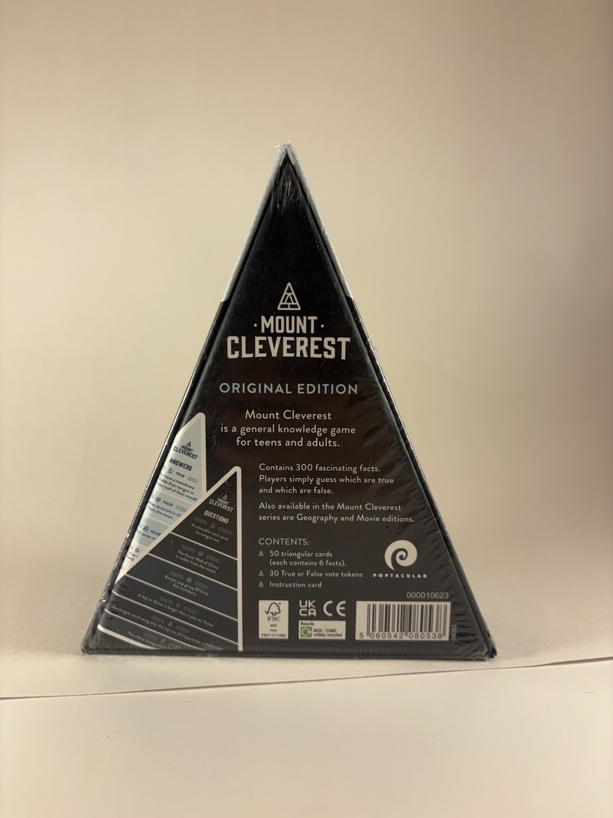 Mount Cleverest Original Edition True Or False Family Trivia Game ~New Sealed