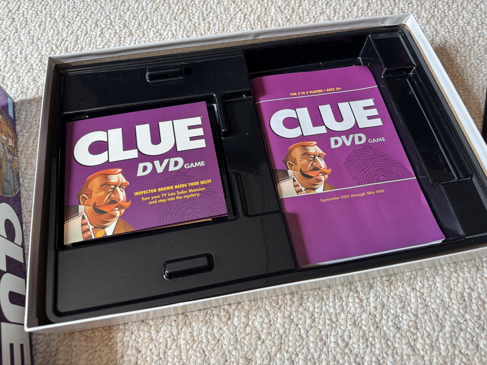 Clue DVD Game by Parker Brothers – 2006 Edition OPEN BOX – Complete!