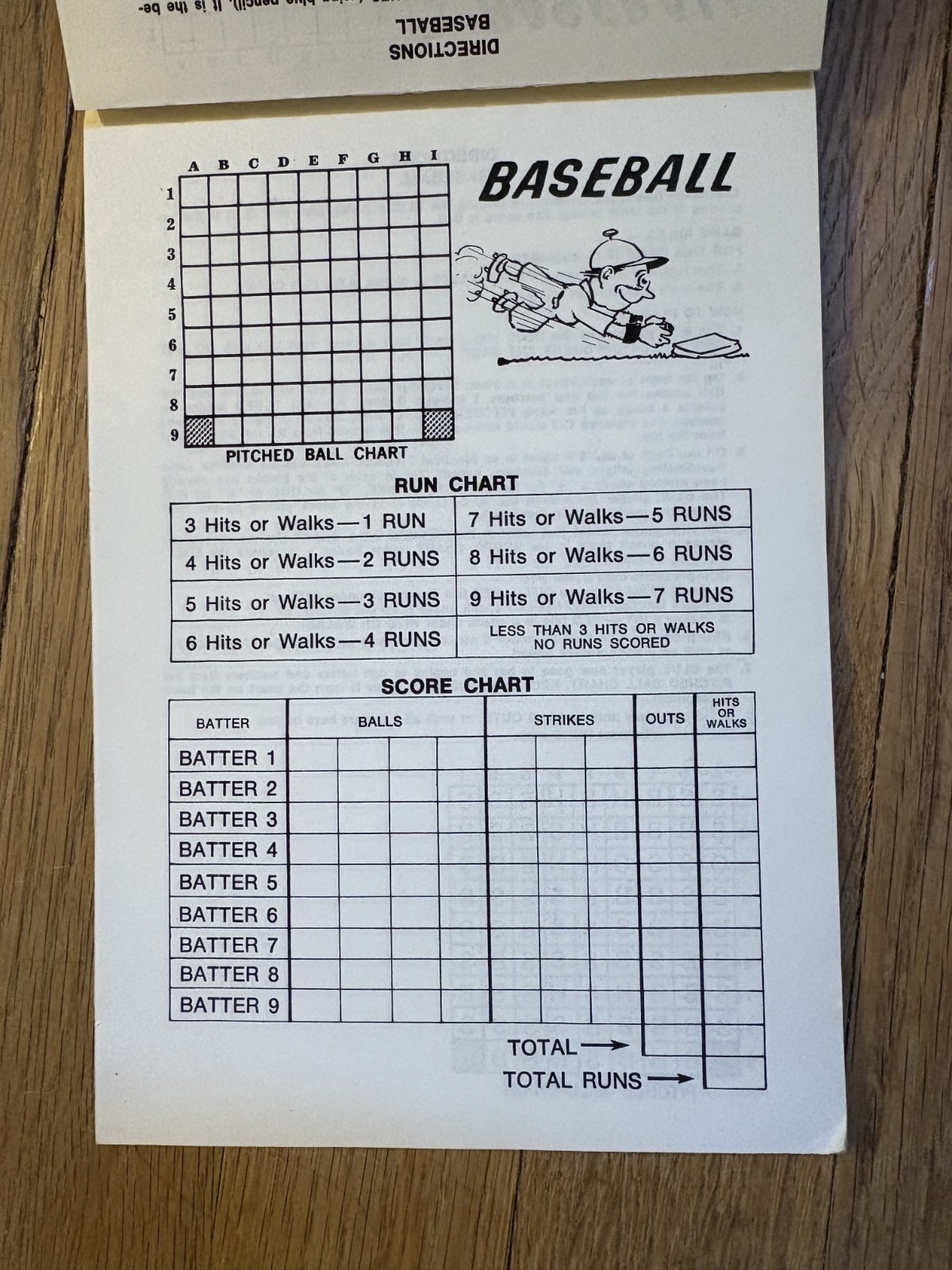 Lee Pencil Games 1975 for 2 Players Age 8 to adult Baseball, Dots, Hidden Word