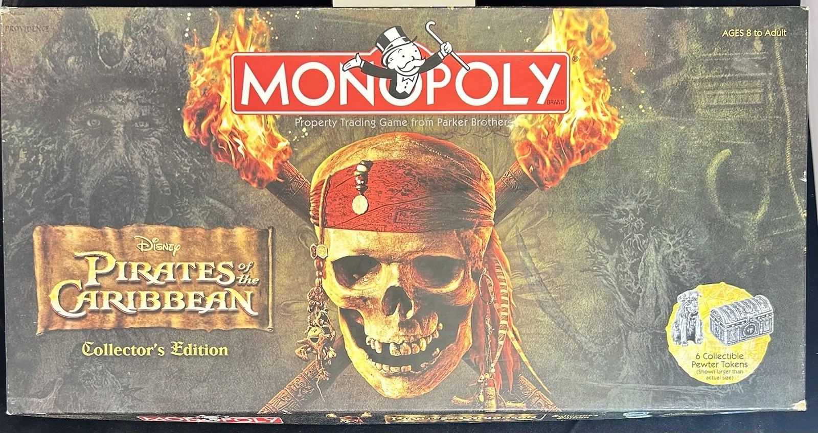 Monopoly Pirates of The Caribbean Collector’s Edition Disney Board Game Complete