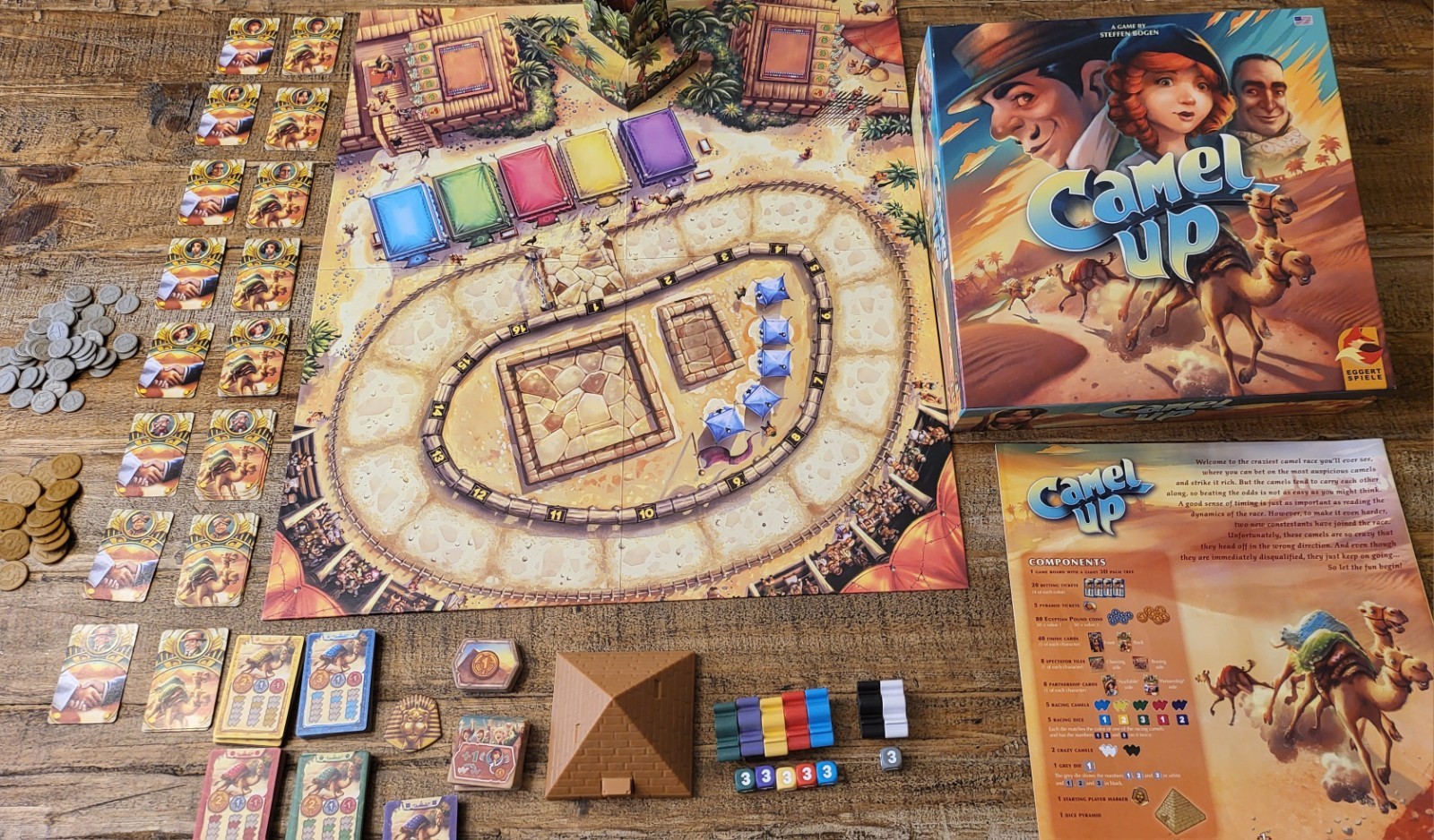 CAMEL UP Second Edition 2018 Strategy Dice Game Family Board Game