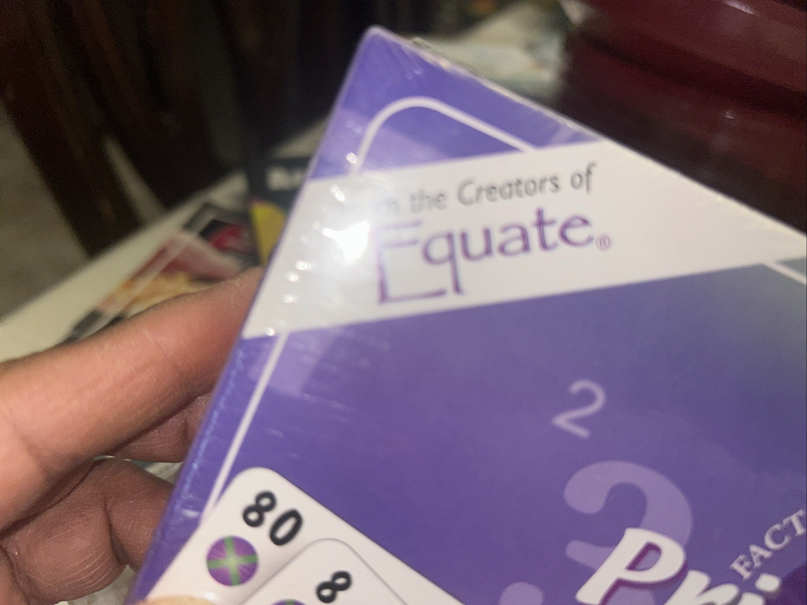 PrimePak Four Math Card Games Factor Sets From Creators of Equate Homeschool