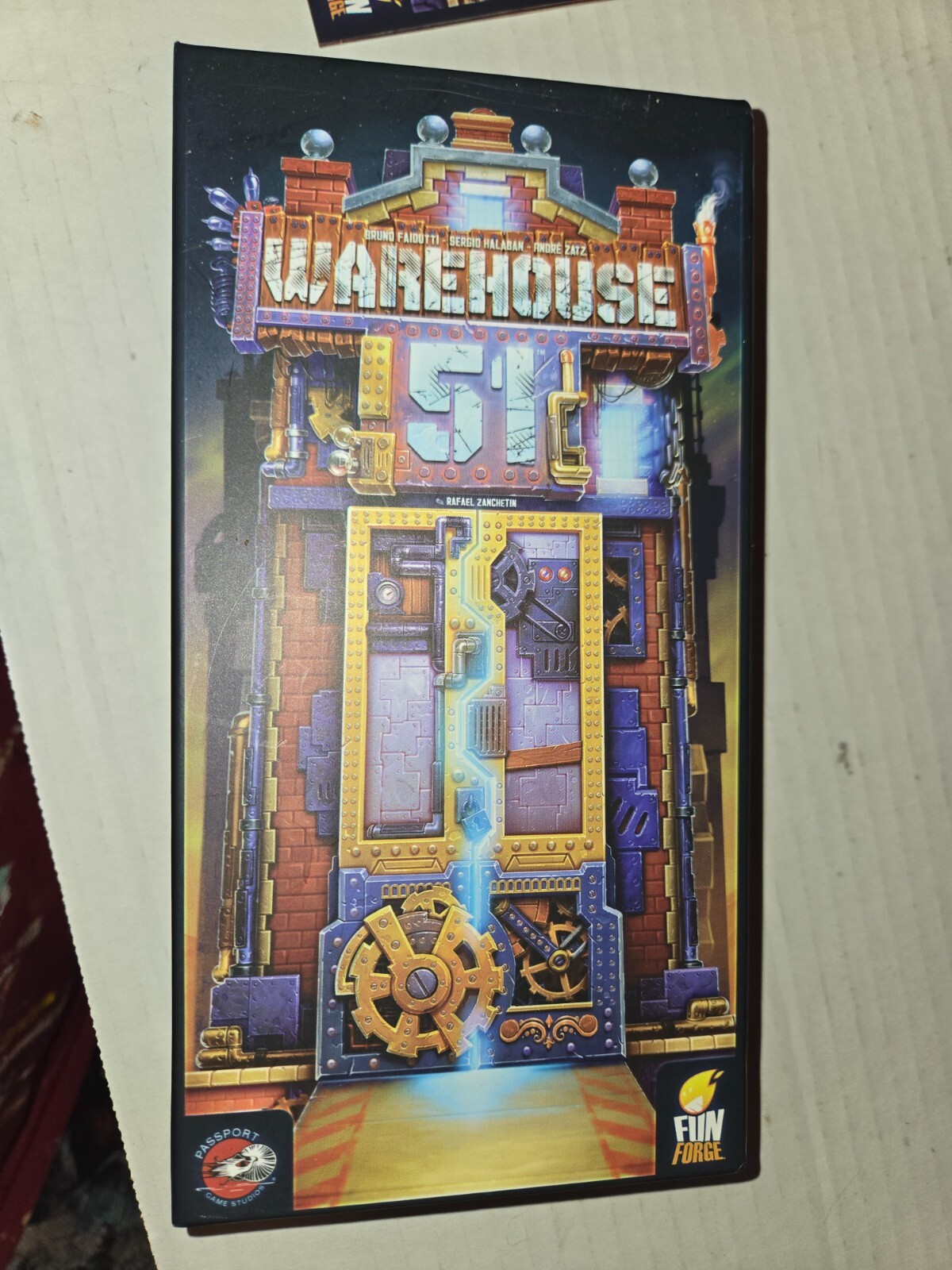 Warehouse 51 Card Game Fun Forge Passport Game Studios 2015 complete