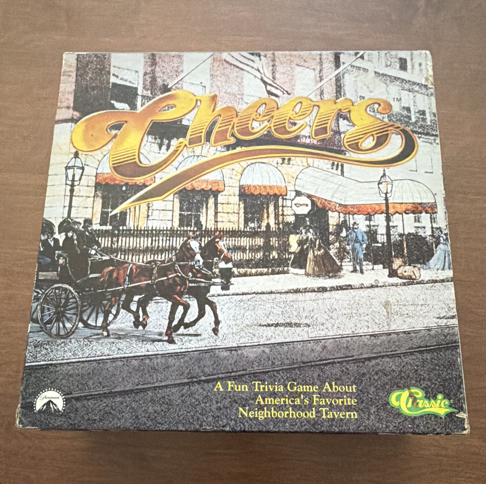 Classic Cheers Trivia Board Game TV Show Theme Spinner Complete 2+ Players 12+