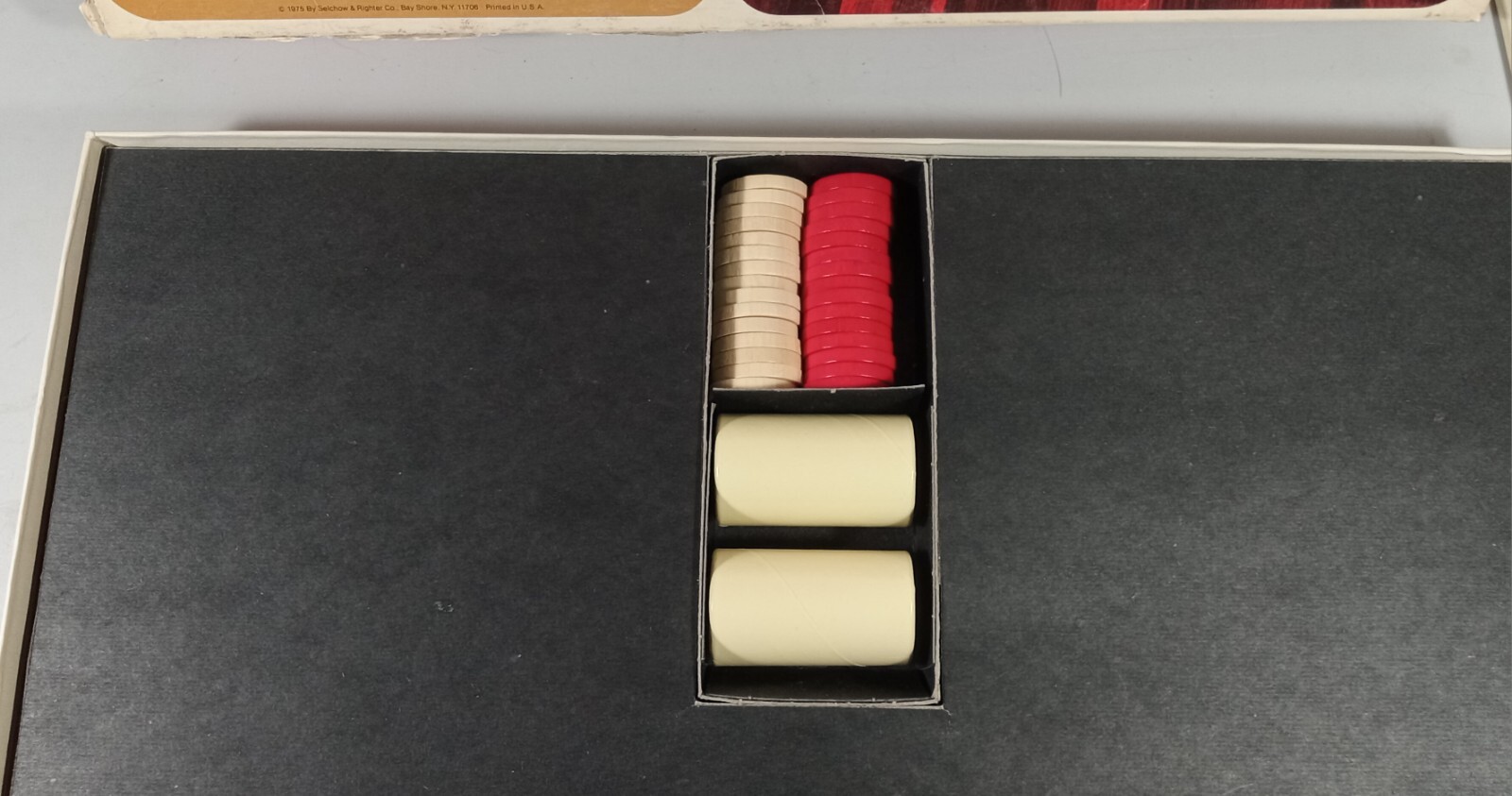 S&R Games Backgammon Board Game Complete Vintage 1975 Box Has A Tear See Picture