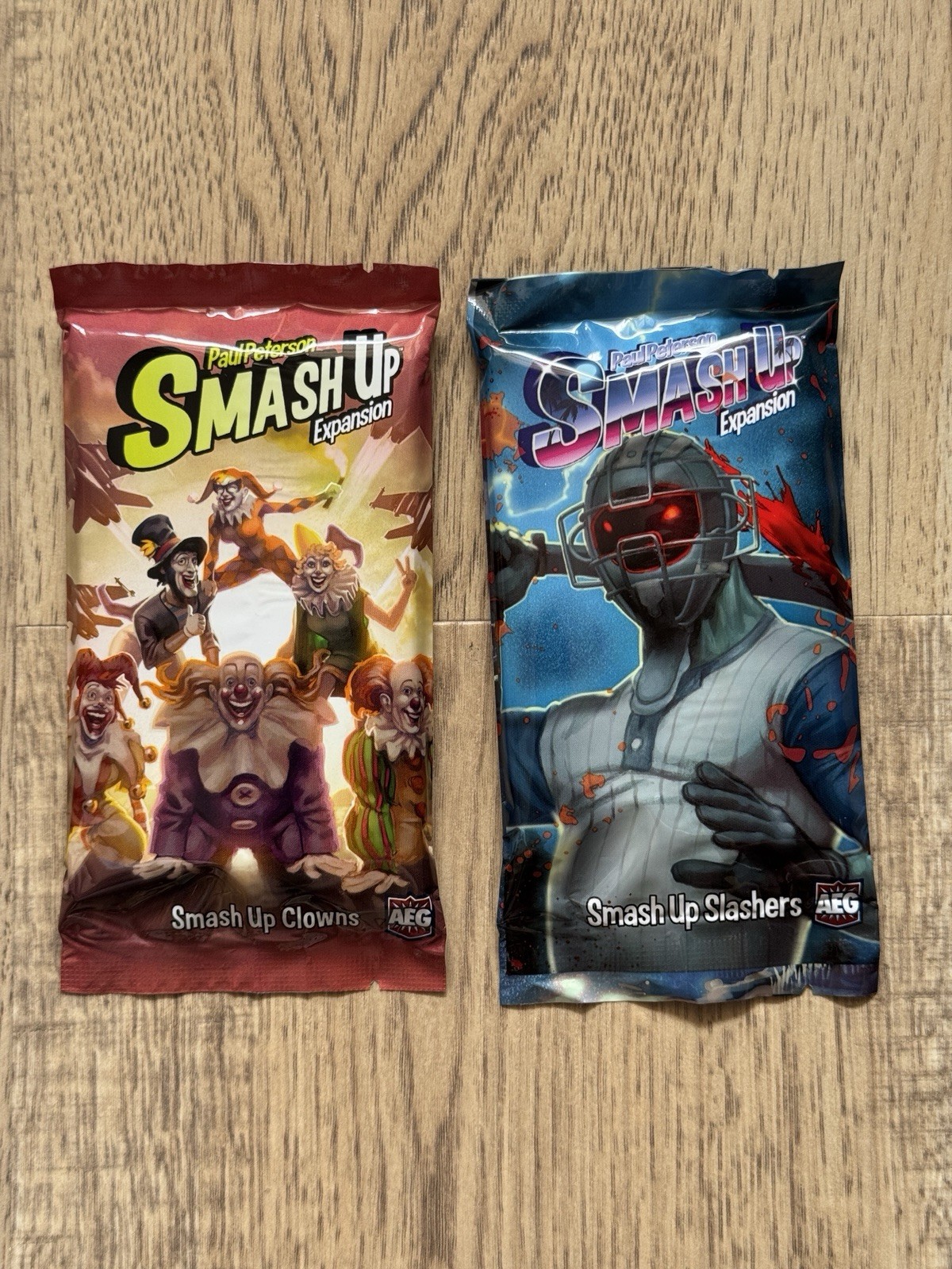 Smash Up Clowns & Slashers / Promo Mini Expansion / Faction Pack AEG Card Game