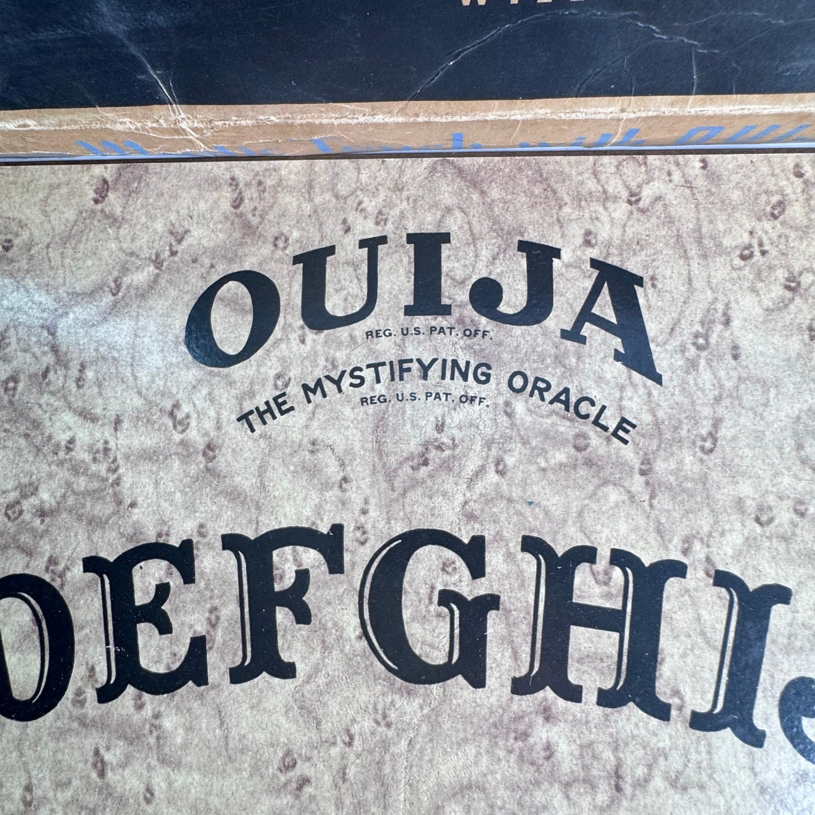 Haunted 1950s OUIJA Board Mystifying Oracle William Fuld Pre Parker Brothers