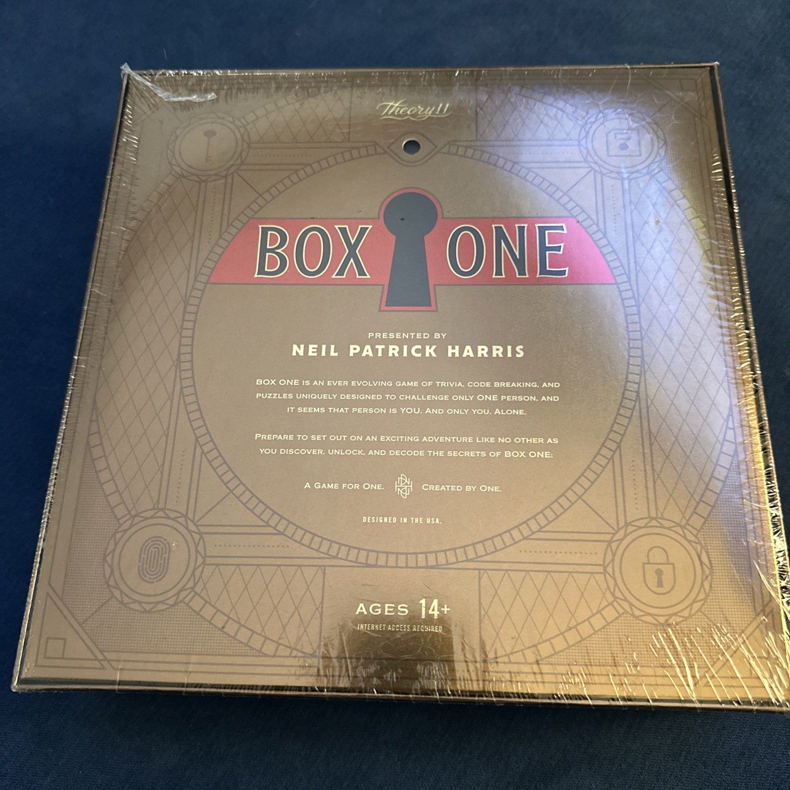 Box One Board Game – Presented By Neil Patrick Harris – New Sealed