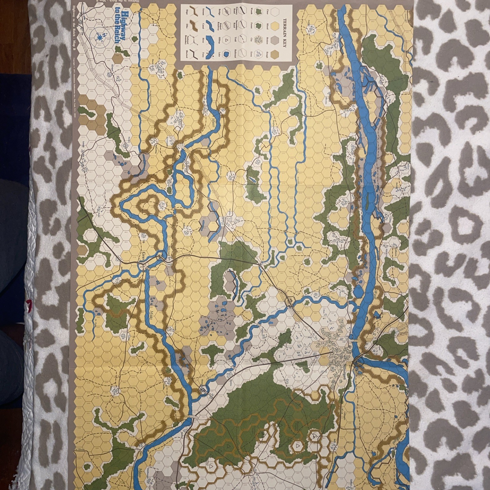 SPI. 1977. Highway to The Reich. Punched. Components In Excellent Condition