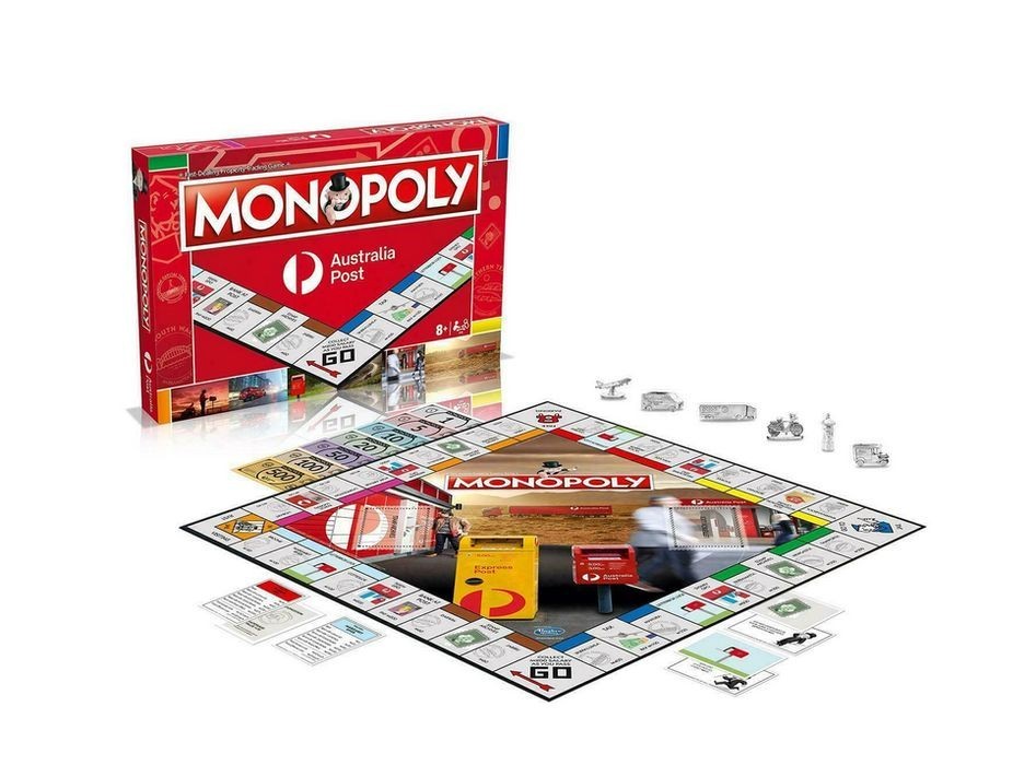 MONOPOLY Australia Post Edition Board Game Hasbro WM00866-EN3 Family NEW SEALED