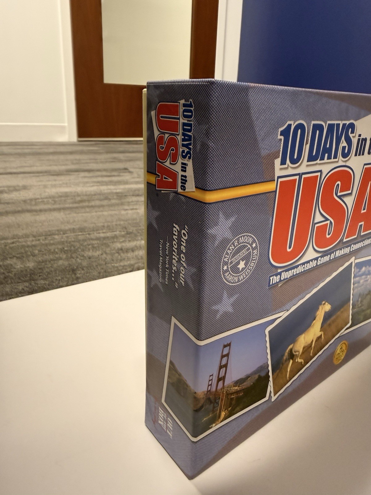 10 Days In The USA Board Game Out Of The Box Publishing 2003 Complete
