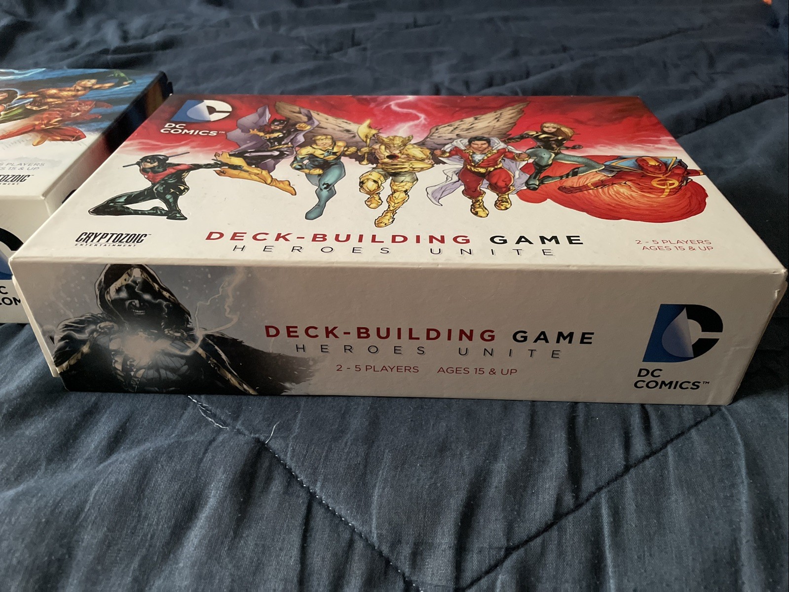 DC Deck-Building Game Original & Heroes Unite w Martian Manhunter Starfire Joker
