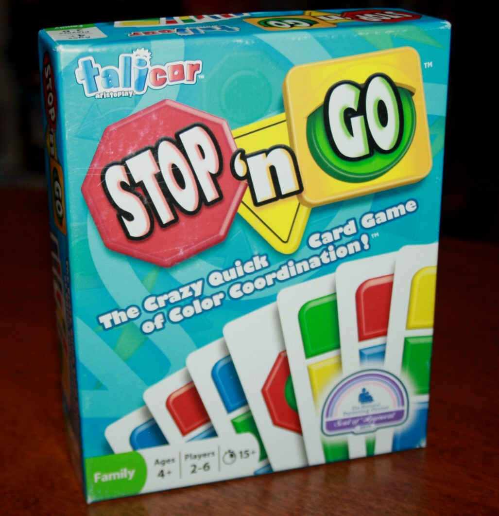 Stop ‘n Go Game – The Crazy Quick Card Game of Color Coordination! -Talicor 2012