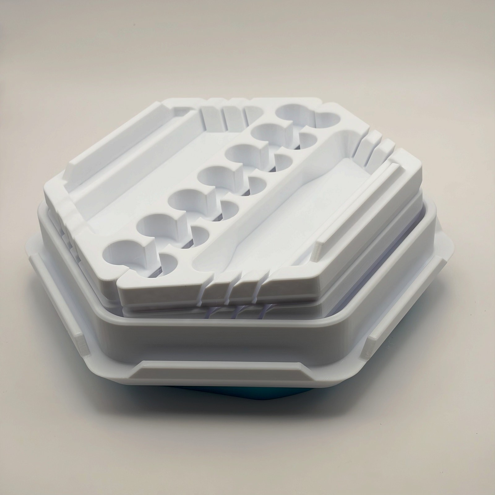 Wingspan Rotating Organizer All Expansion Token Egg Storage 6 Trays Dice Arena