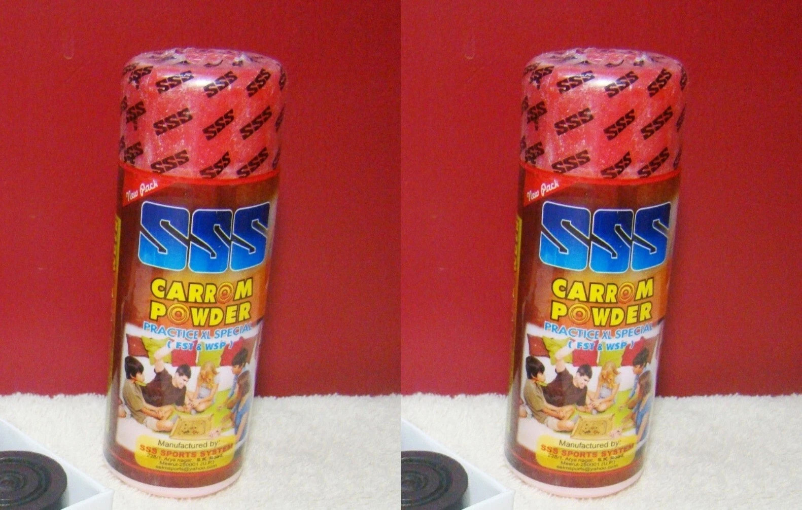 Carrom Powder 320g Carom Board 2x 160g Soft Jumbo Pack Board Game Free Ship