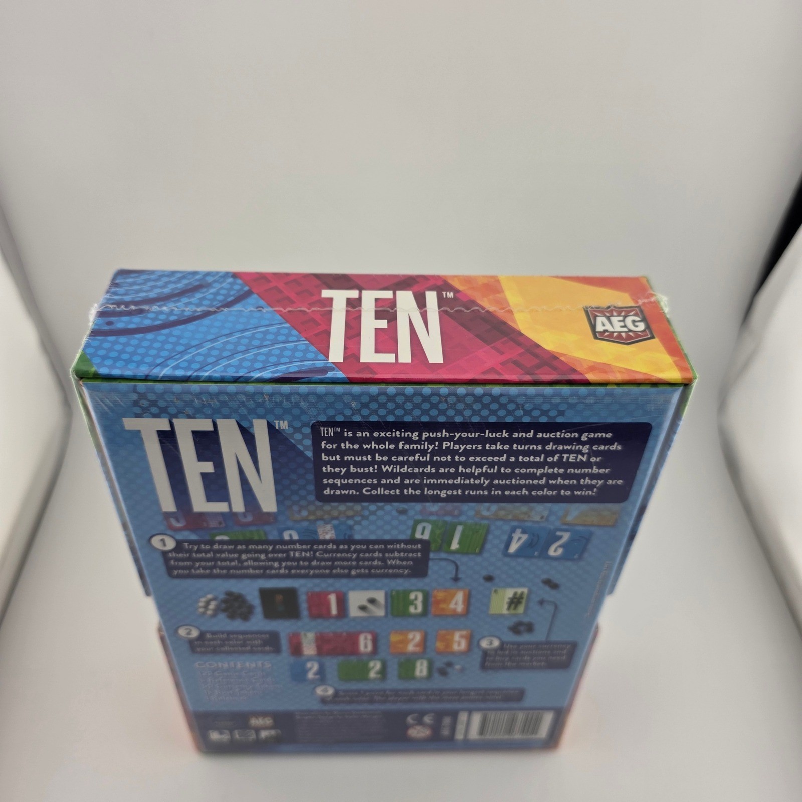 TEN Board Game AEG Alderac Entertainment Group Card Game New Sealed AEG7100