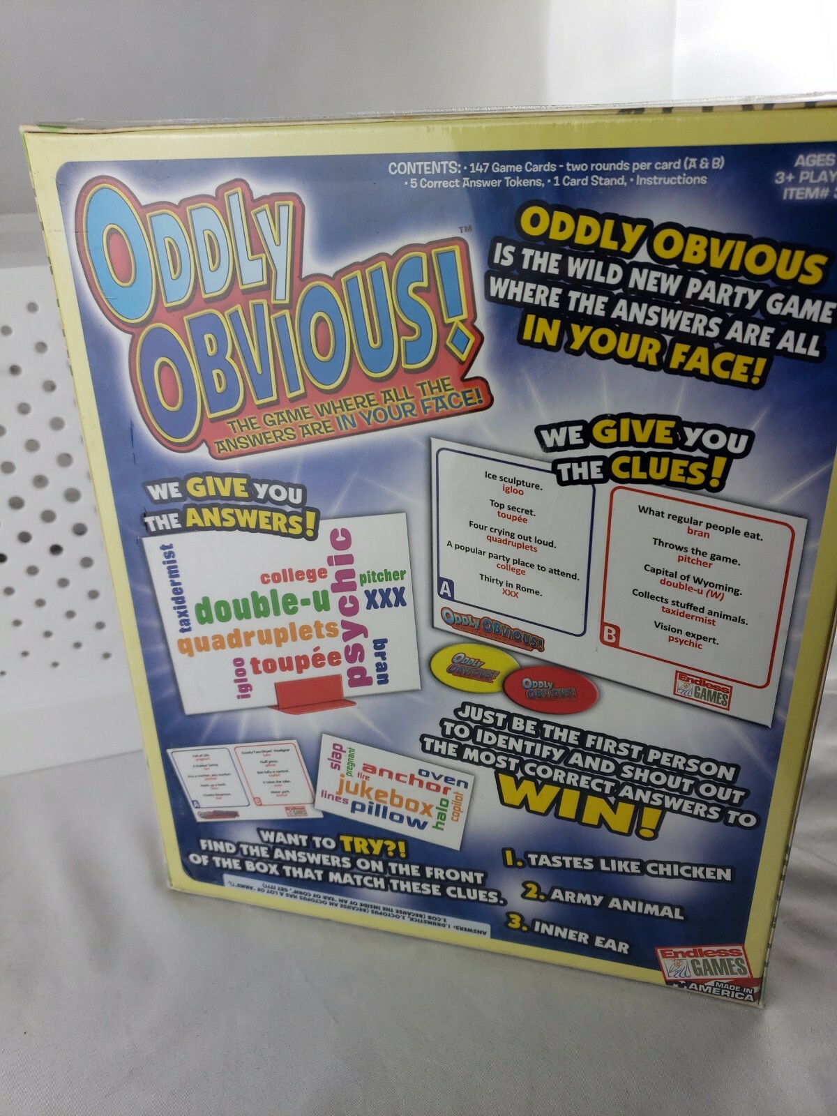 Endless Games Oddly Obvious! Card Game Party Game Family Game New Factory Sealed