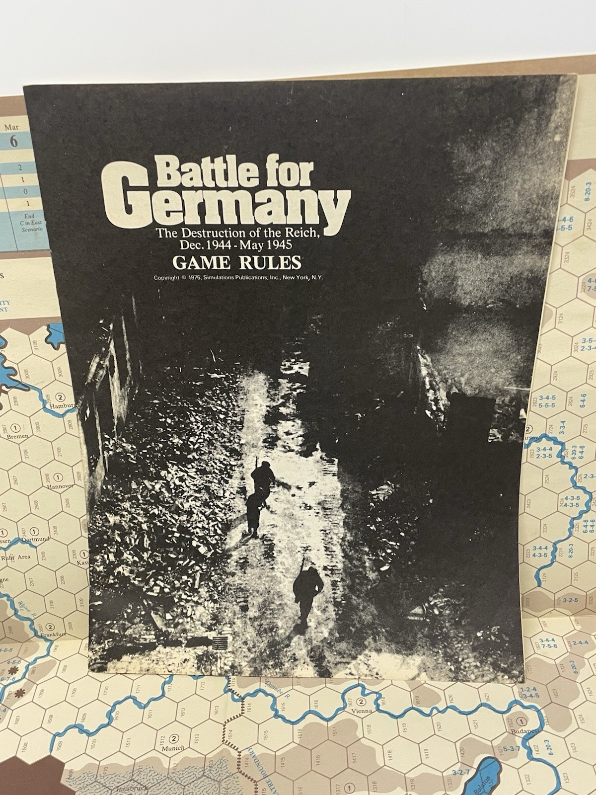 VTG Strategy & Tactics (1975) “BATTLE FOR GERMANY” 1944-1945 WW2 Military Game