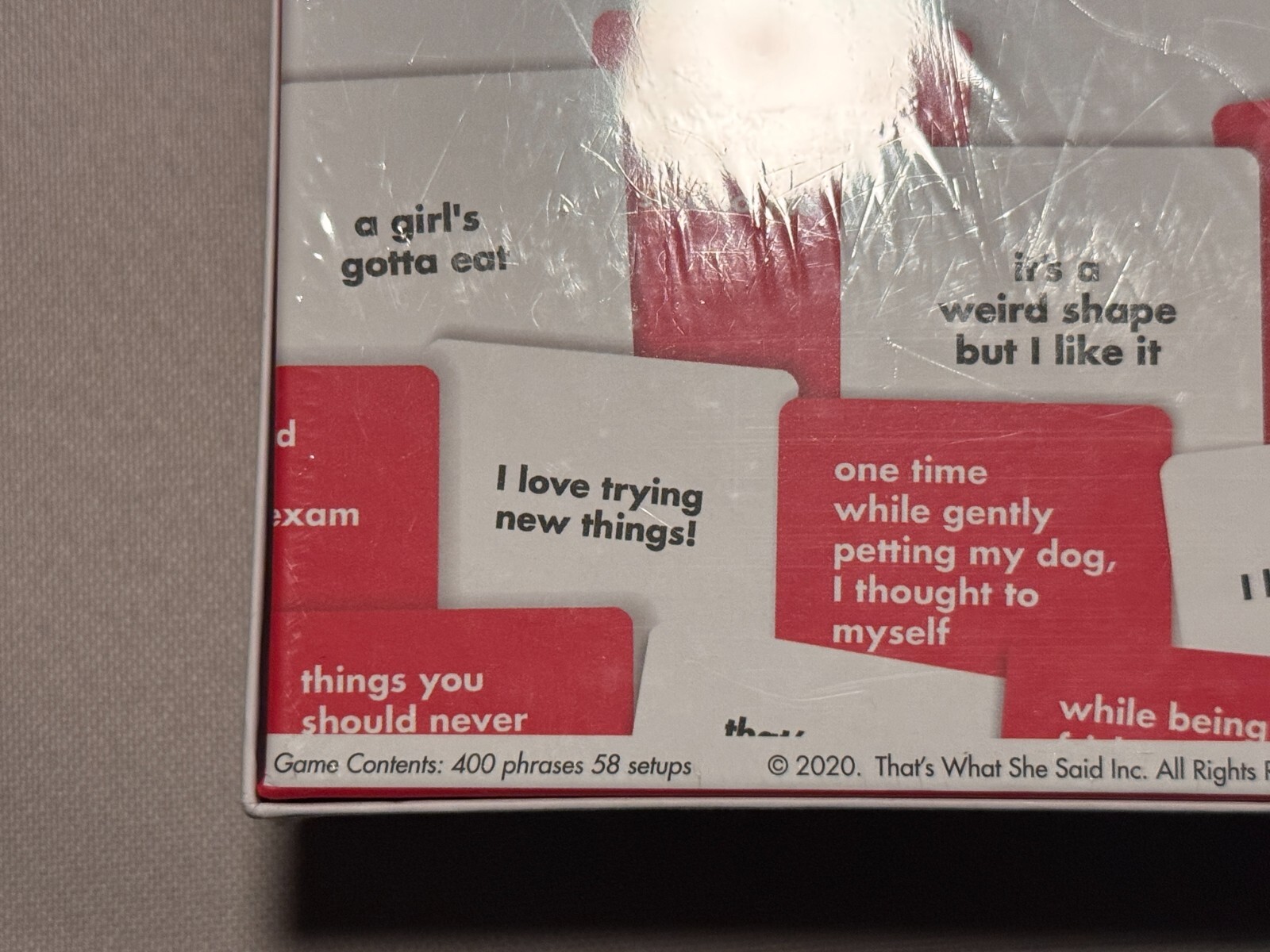 That’s What She Said Game – The Twisted Party Game New Ages 17+