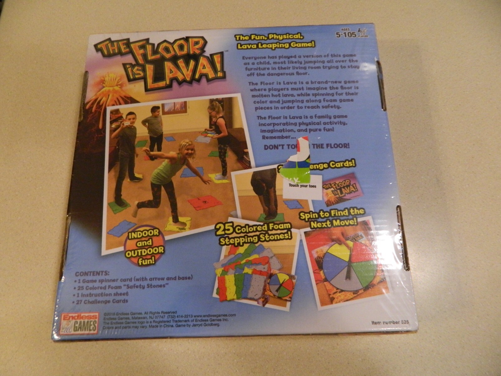 Lot of 3 Kids Board Games – Topple, Floor is Lava, Pixicade Mobile Game Maker