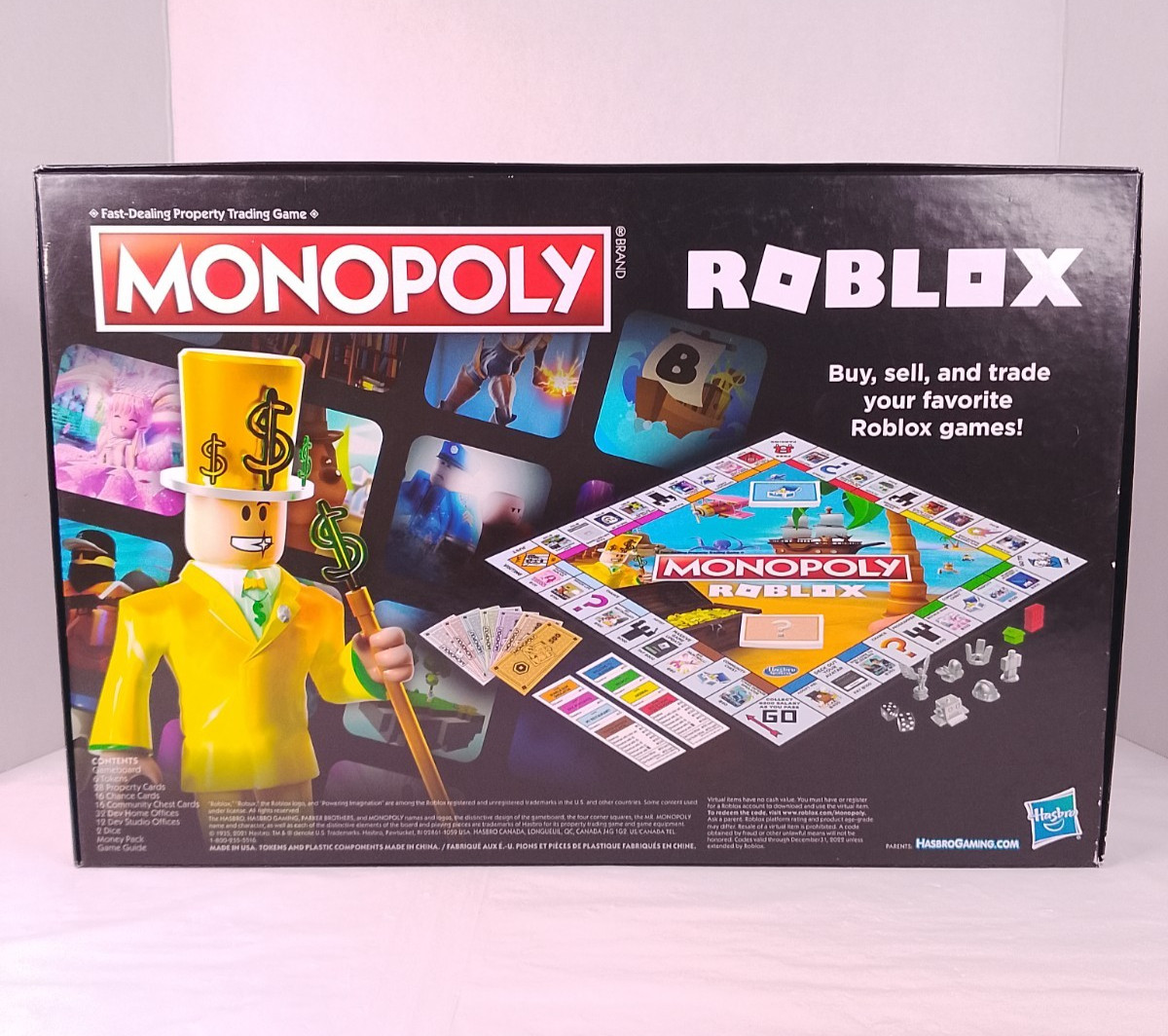 Monopoly Roblox 2022 Edition Board Game Complete Used – Code Status Unknown