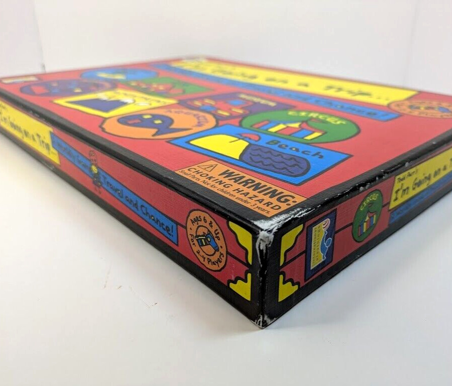 Todd Parr I’m Going on a Trip Board Game Worldly Travel 2000 Complete RARE