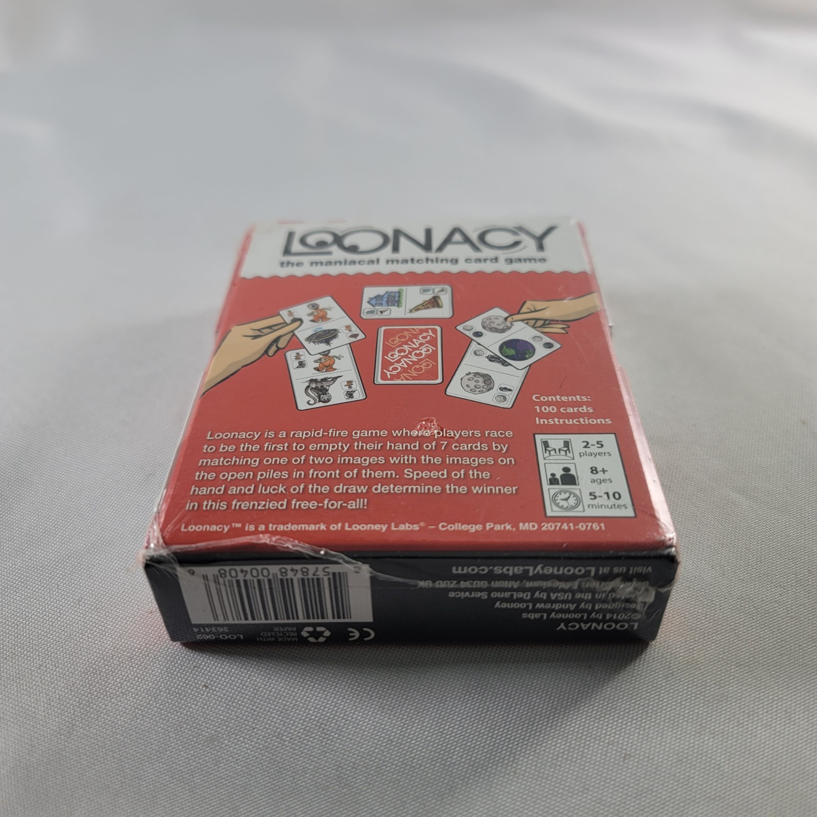 Loonacy Classic Family Matching Card Game Looney Labs (Makers of Fluxx) Lunacy