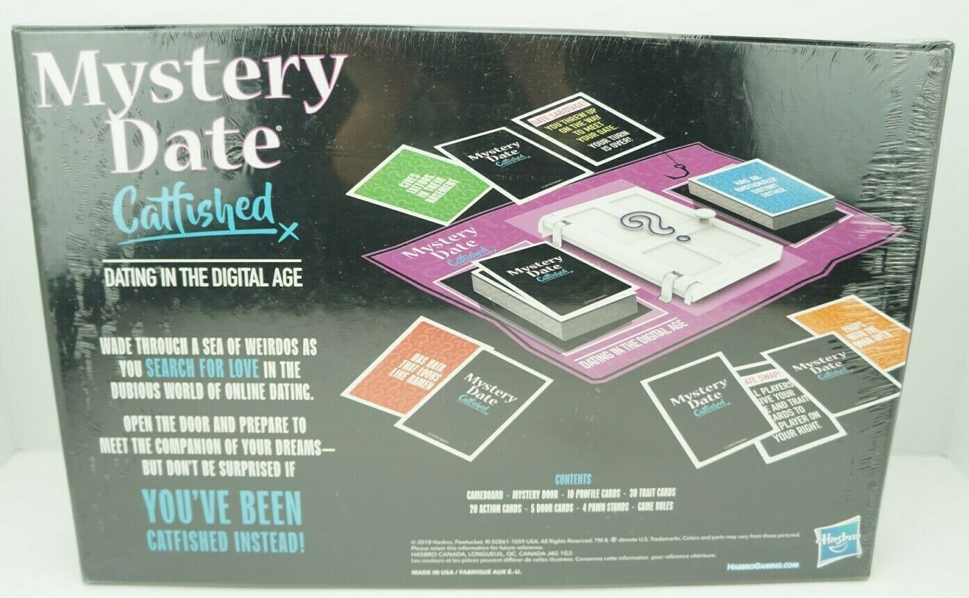 Hasbro Mystery Date Catfished-Dating In The Digital Age, Board Game for Adults