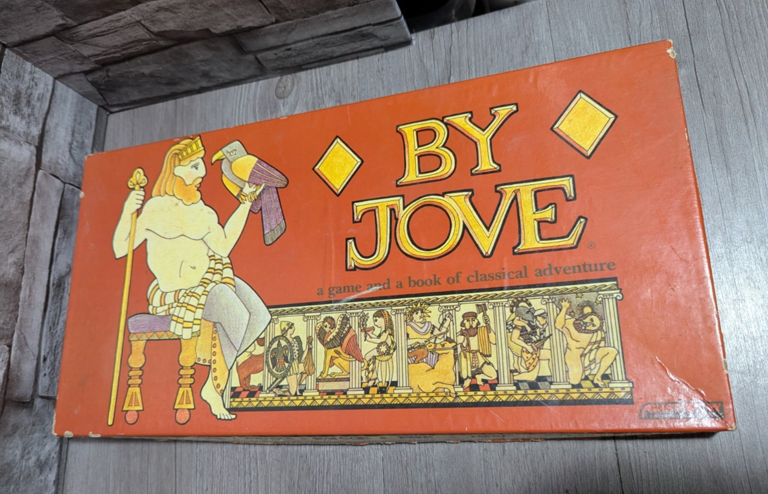 Aristoplay By Jove Board Game Classical Greek Roman Mythology 99% Complete Vtg