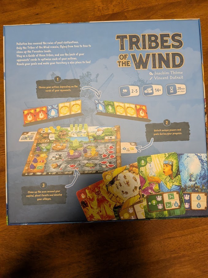 Tribes Of The Wind Board Game by La Boîte de Jeu. New and Sealed.