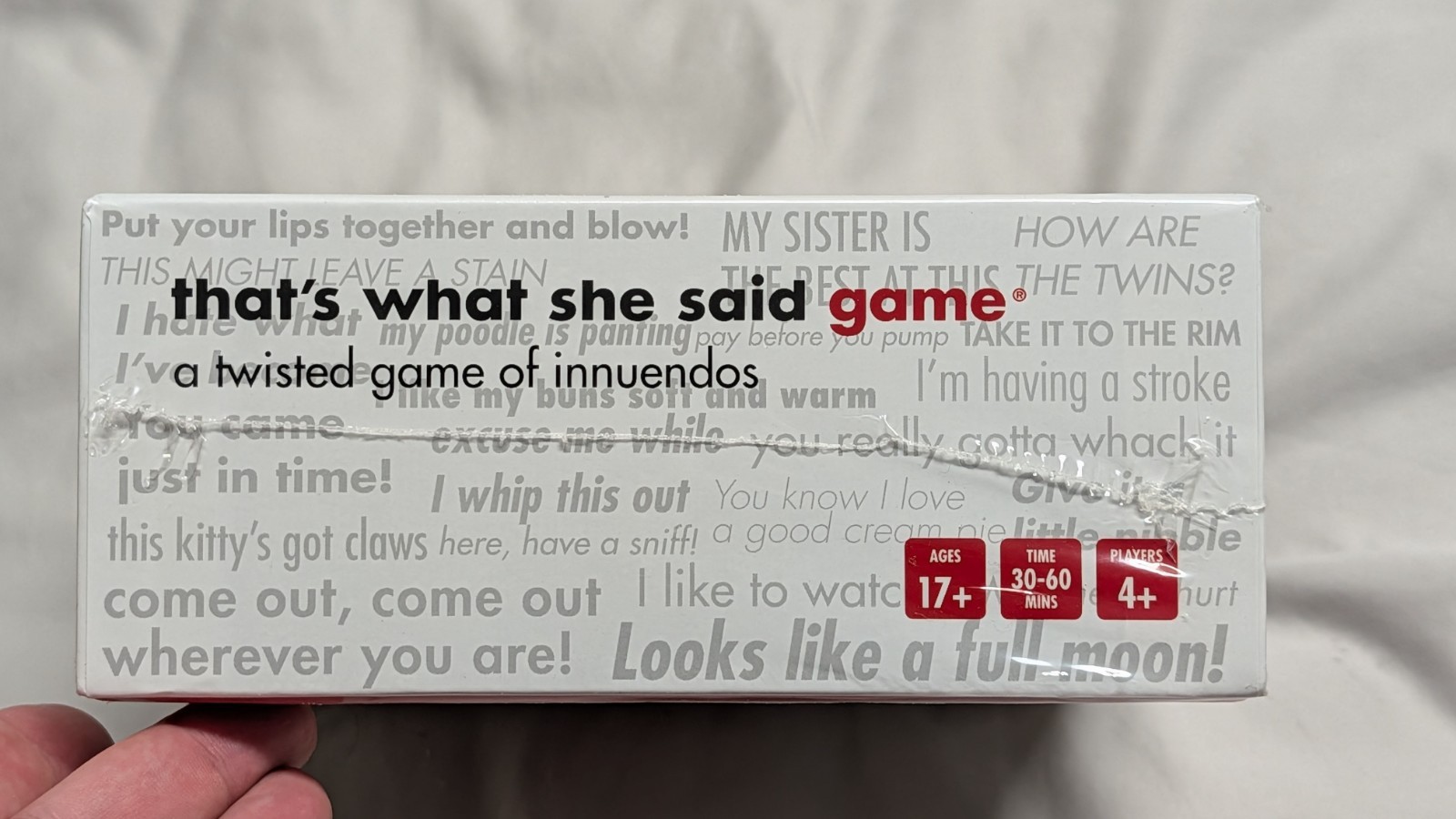 That’s What She Said Adult Party Card Game Brand New Factory Sealed