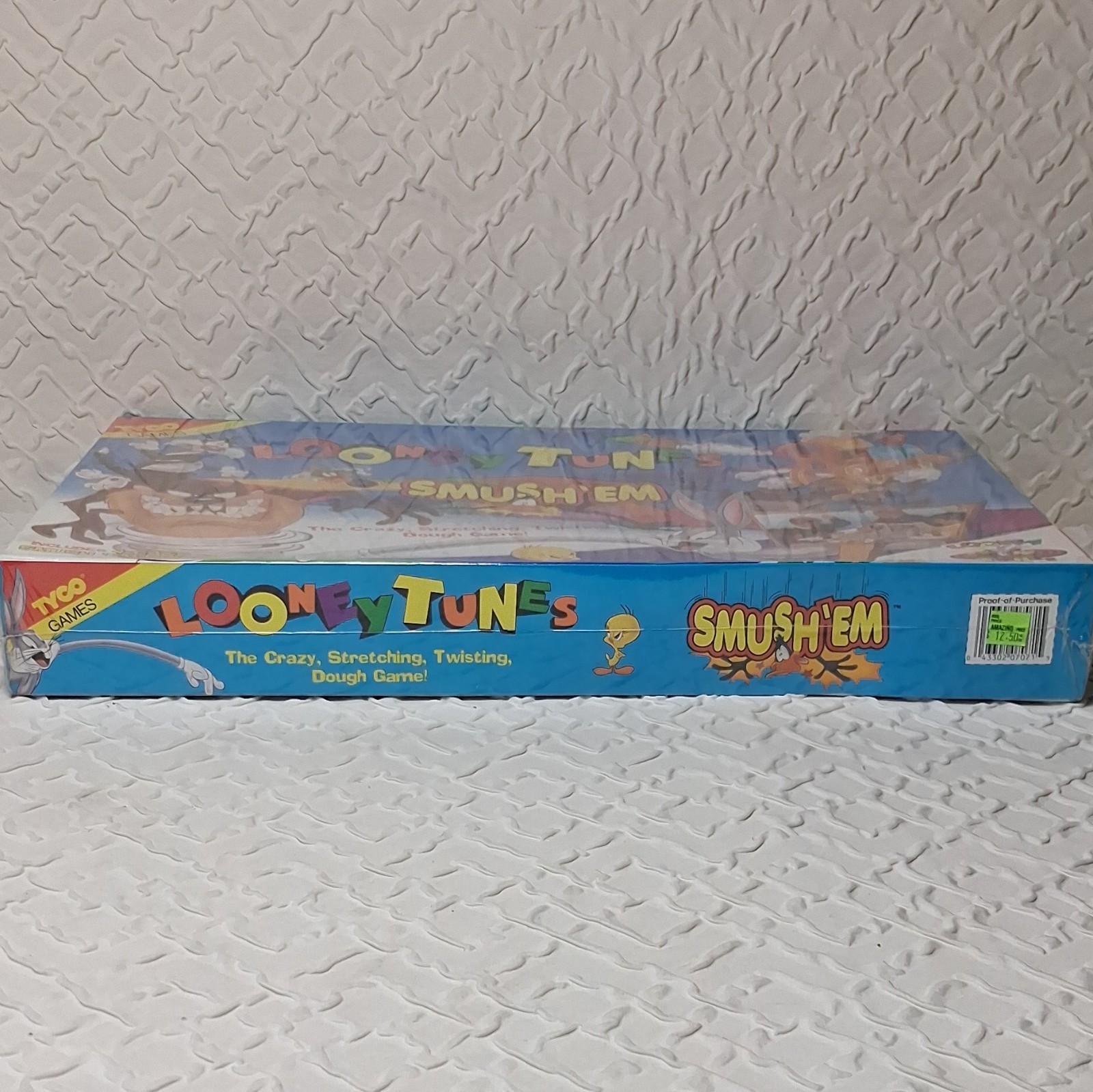 Tyco Games Looney Tunes Smush ‘Em Board Game w/ 4 Dough Cans 1994 MPN 7071
